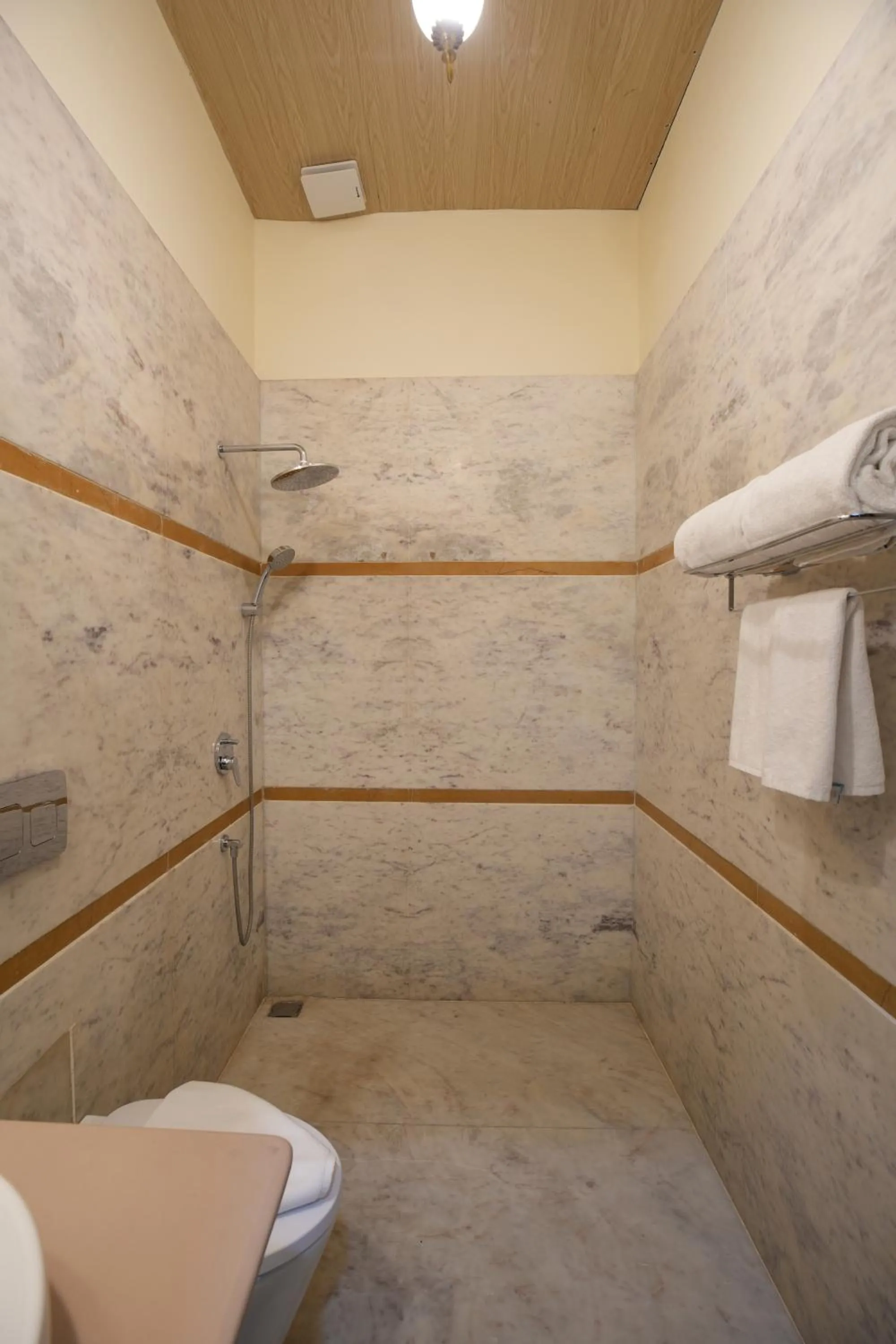 Shower in Kesar Bagh Palace Chittorgarh