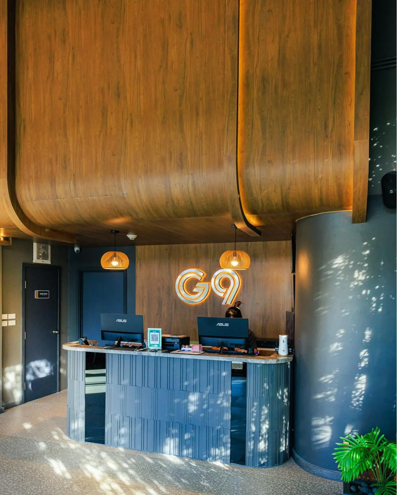 Communal lounge/ TV room in G9 HOTEL Kanchanaburi