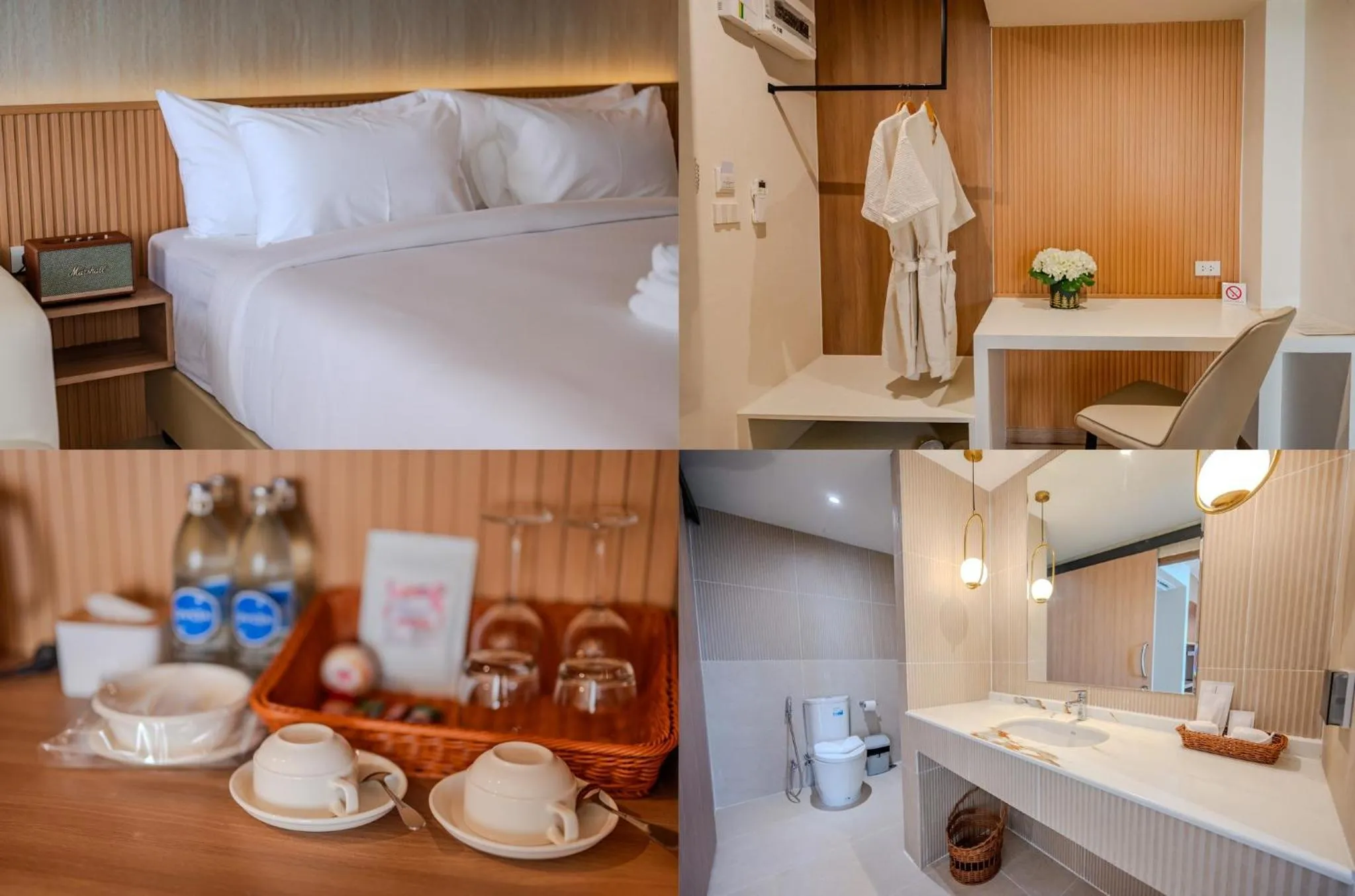 Photo of the whole room, Bed in G9 HOTEL Kanchanaburi