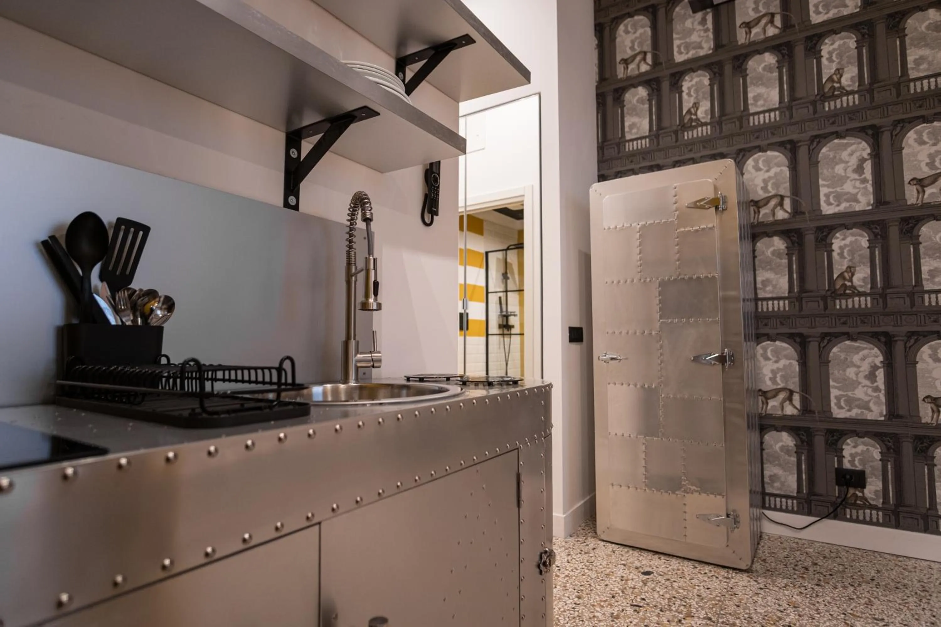 Kitchen or kitchenette in Palazzo Sebeto
