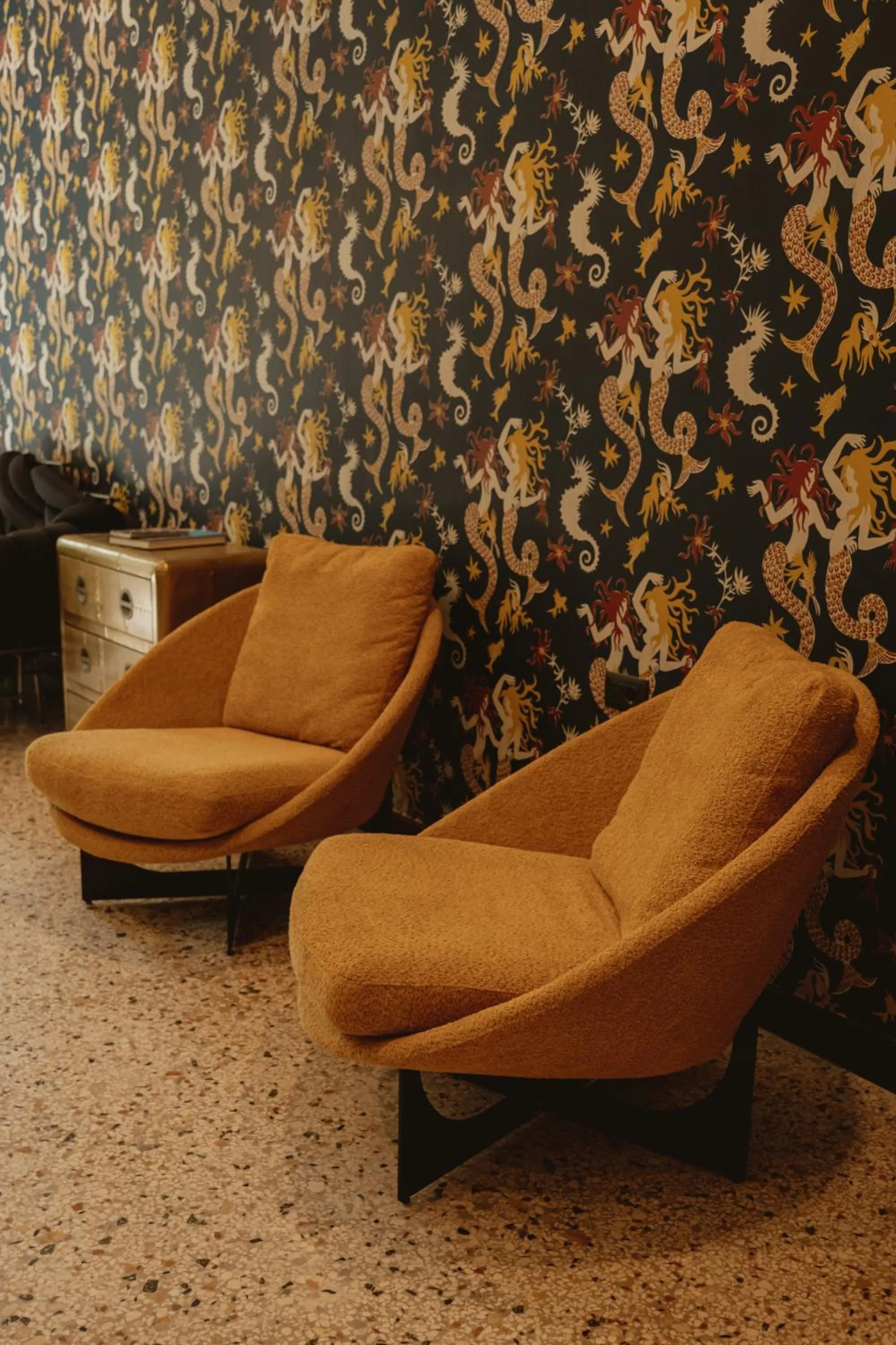 Communal lounge/ TV room in Palazzo Sebeto