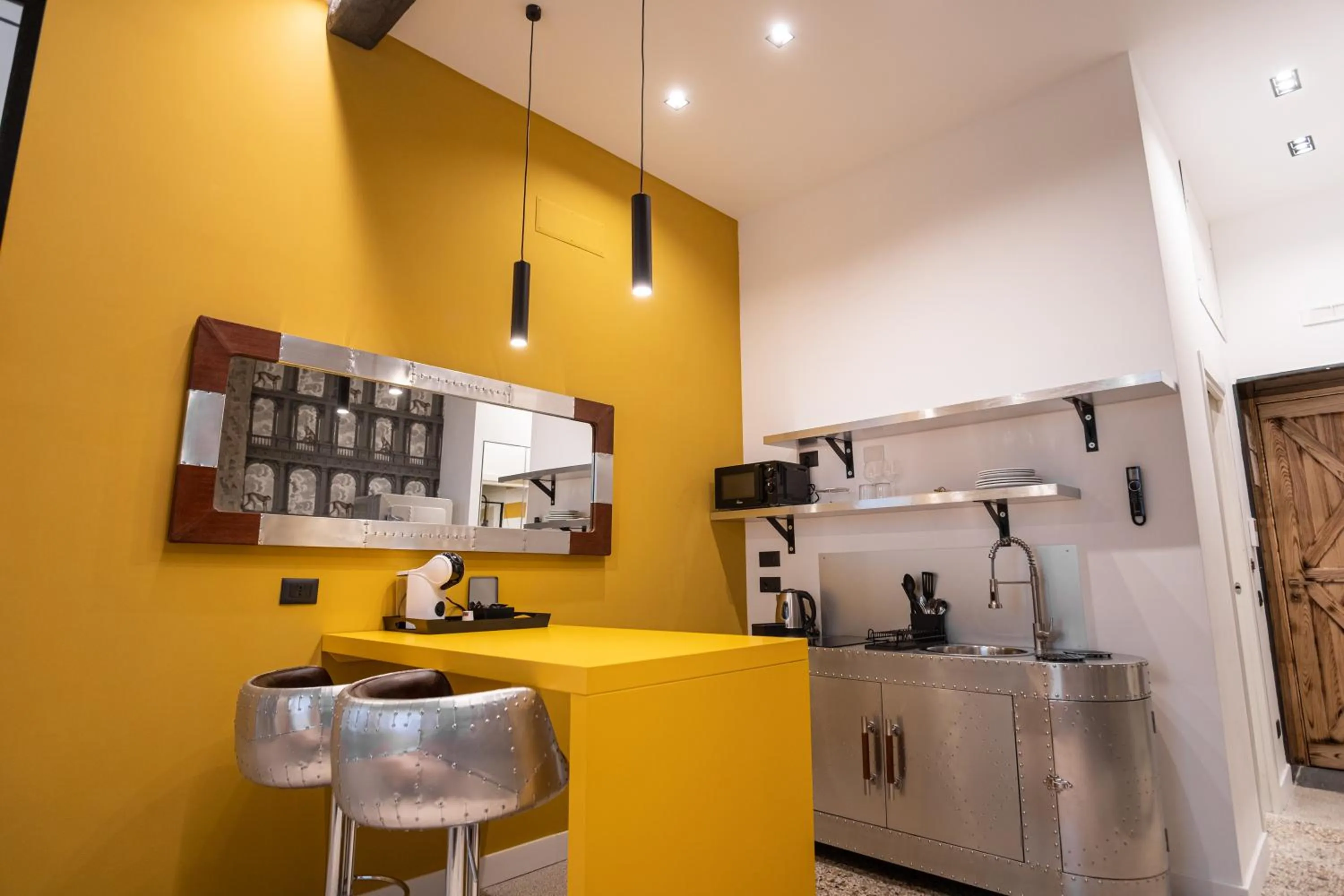 Kitchen or kitchenette in Palazzo Sebeto