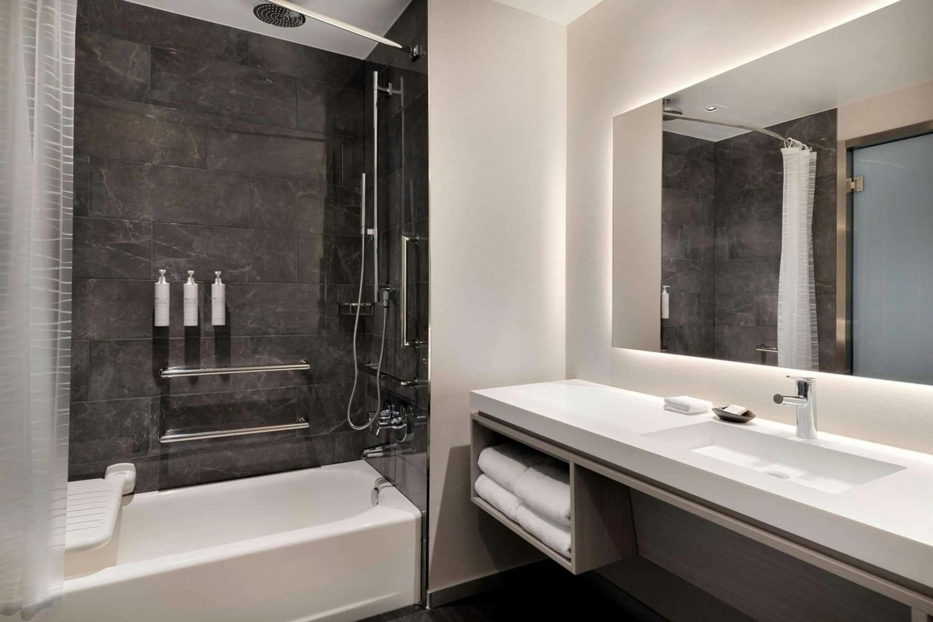 Bathroom in AC Hotel by Marriott Bentonville