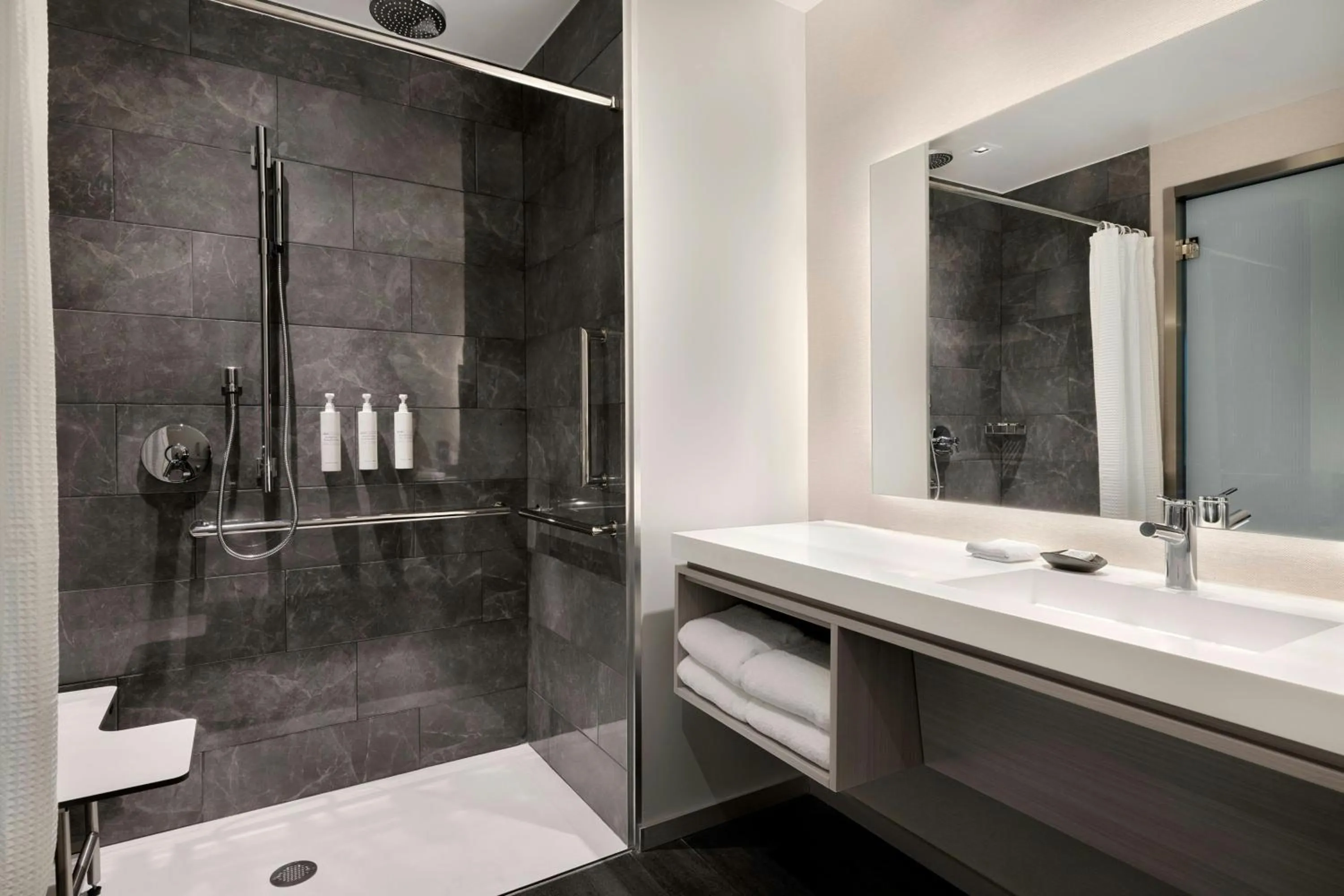 Bathroom in AC Hotel by Marriott Bentonville