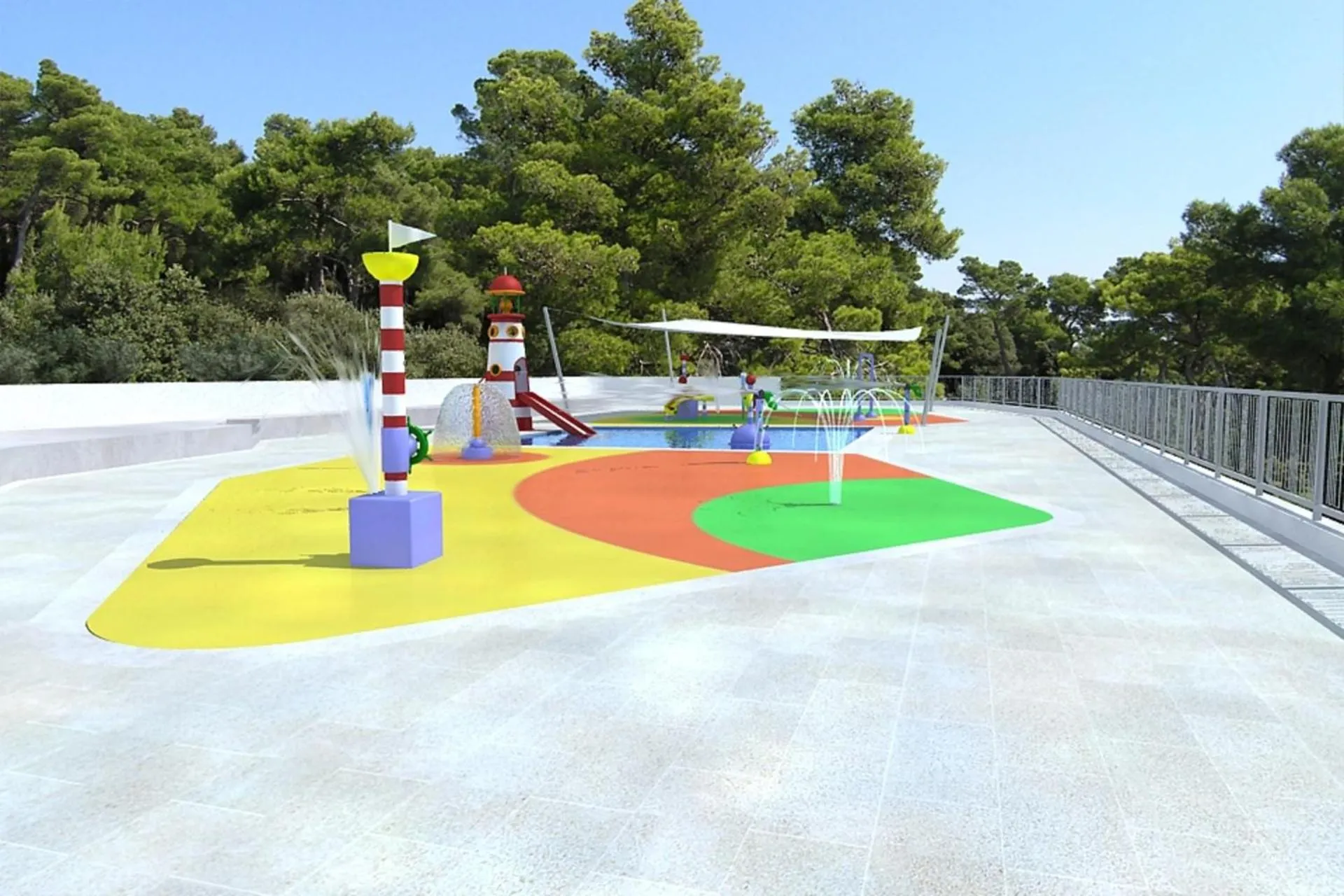 Aqua park in Hotel Medena Budget