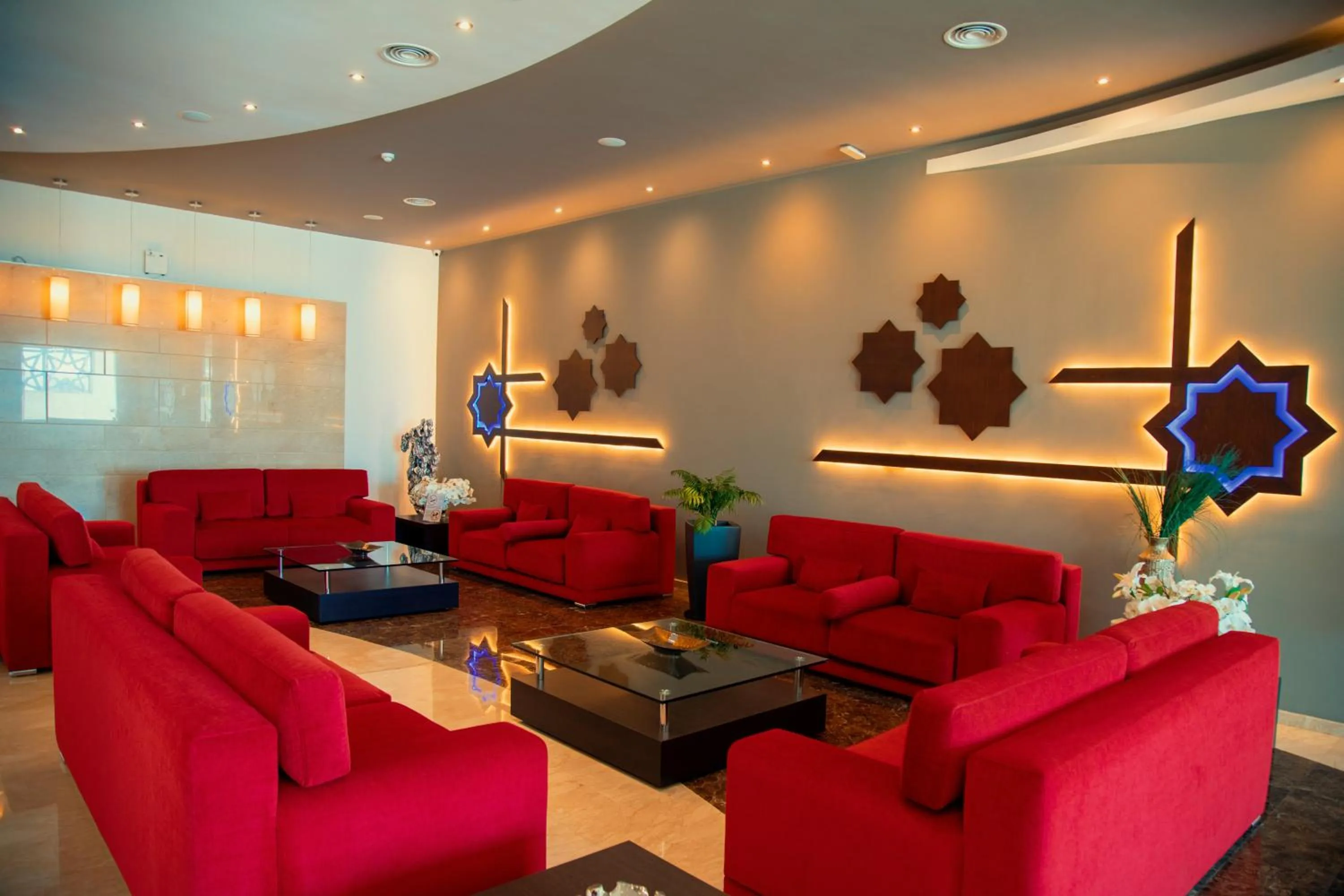 Lobby or reception in Hôtel Tamuda Beach