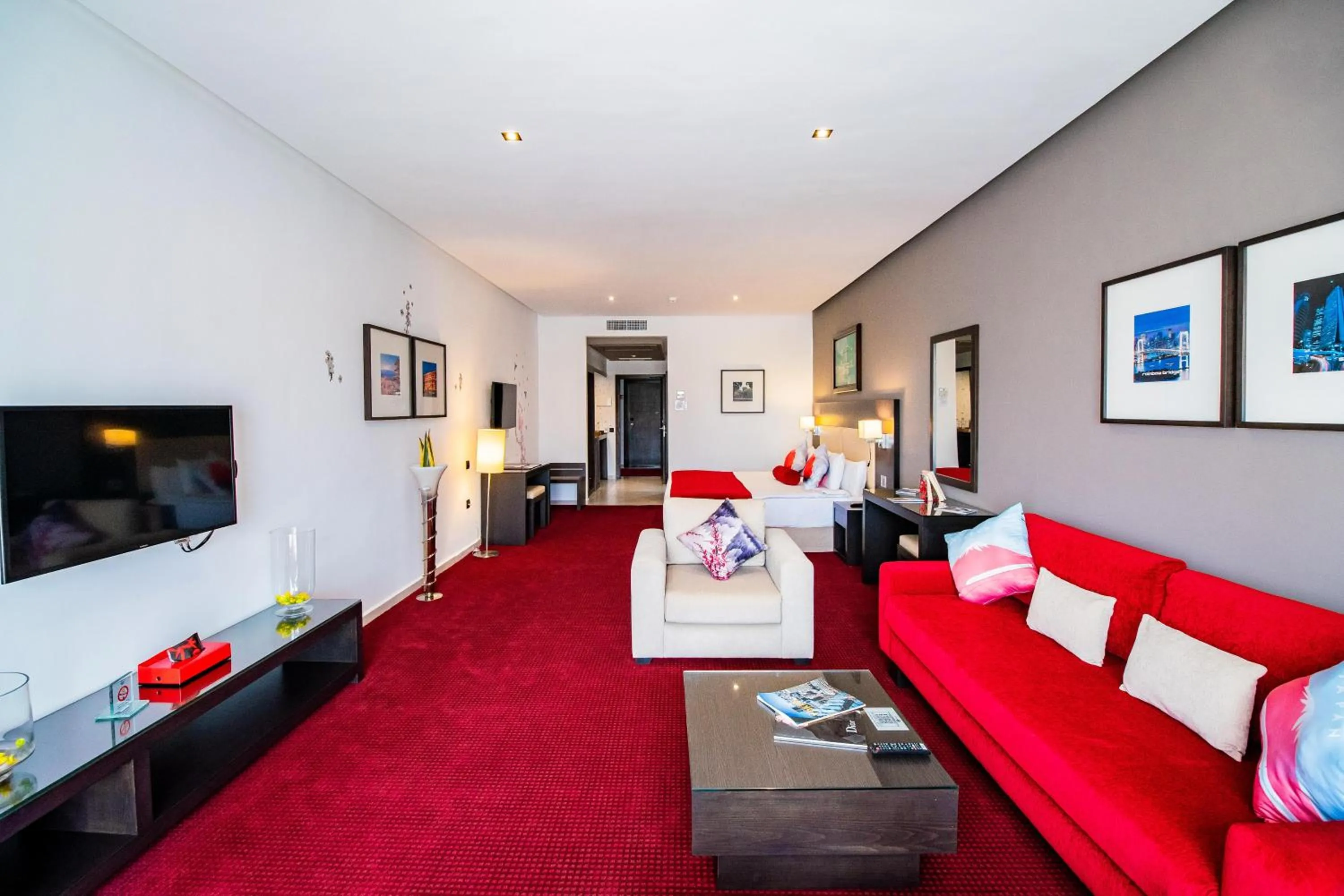 Bed in Hôtel Tamuda Beach