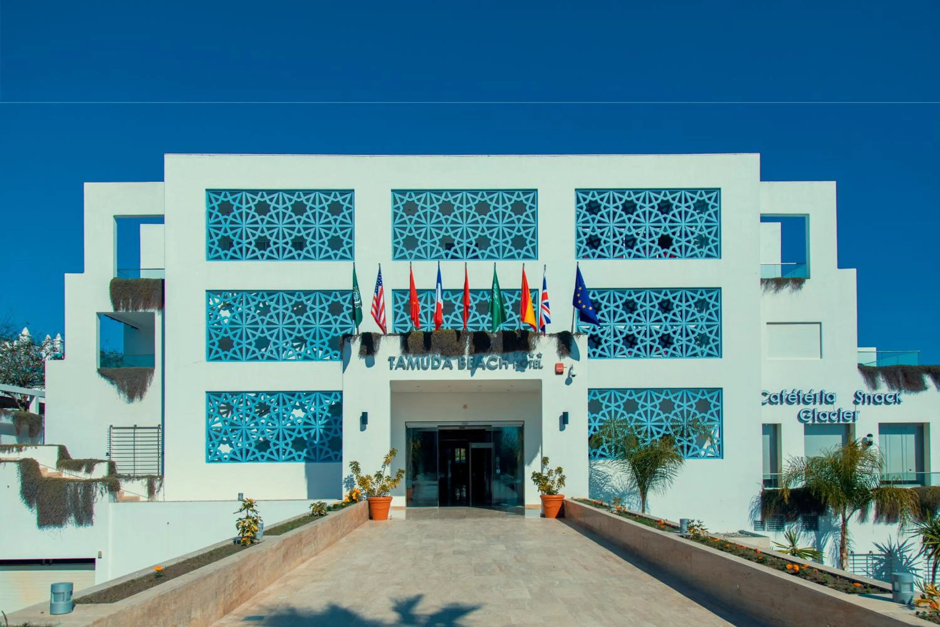 Facade/entrance in Hôtel Tamuda Beach