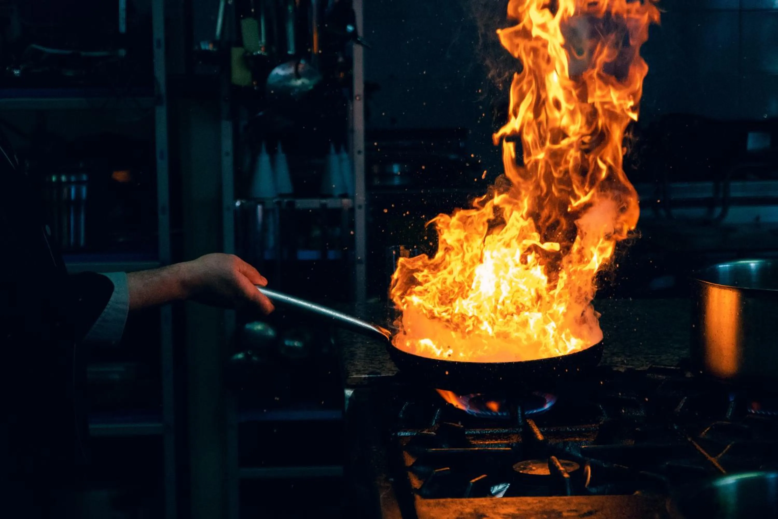 kitchen in Hôtel Tamuda Beach