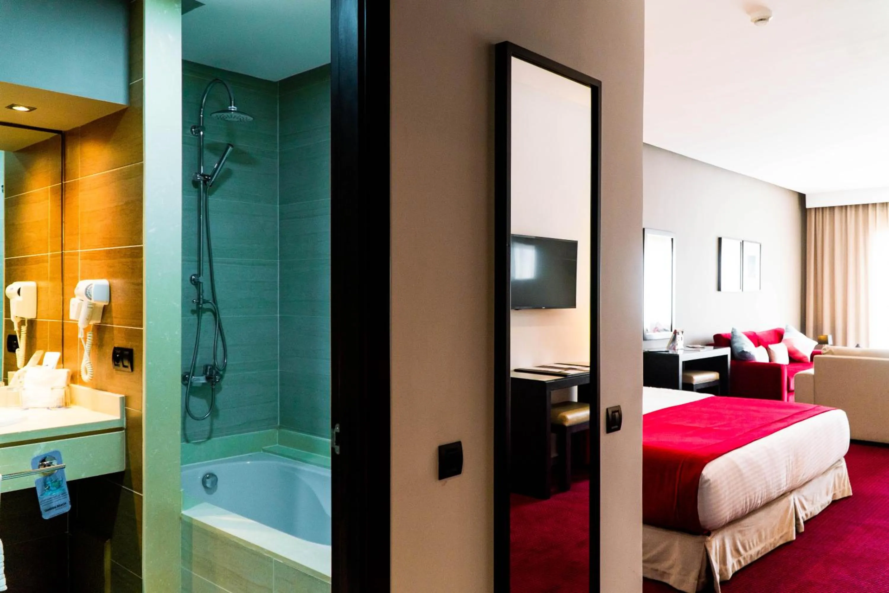 Bed in Hôtel Tamuda Beach