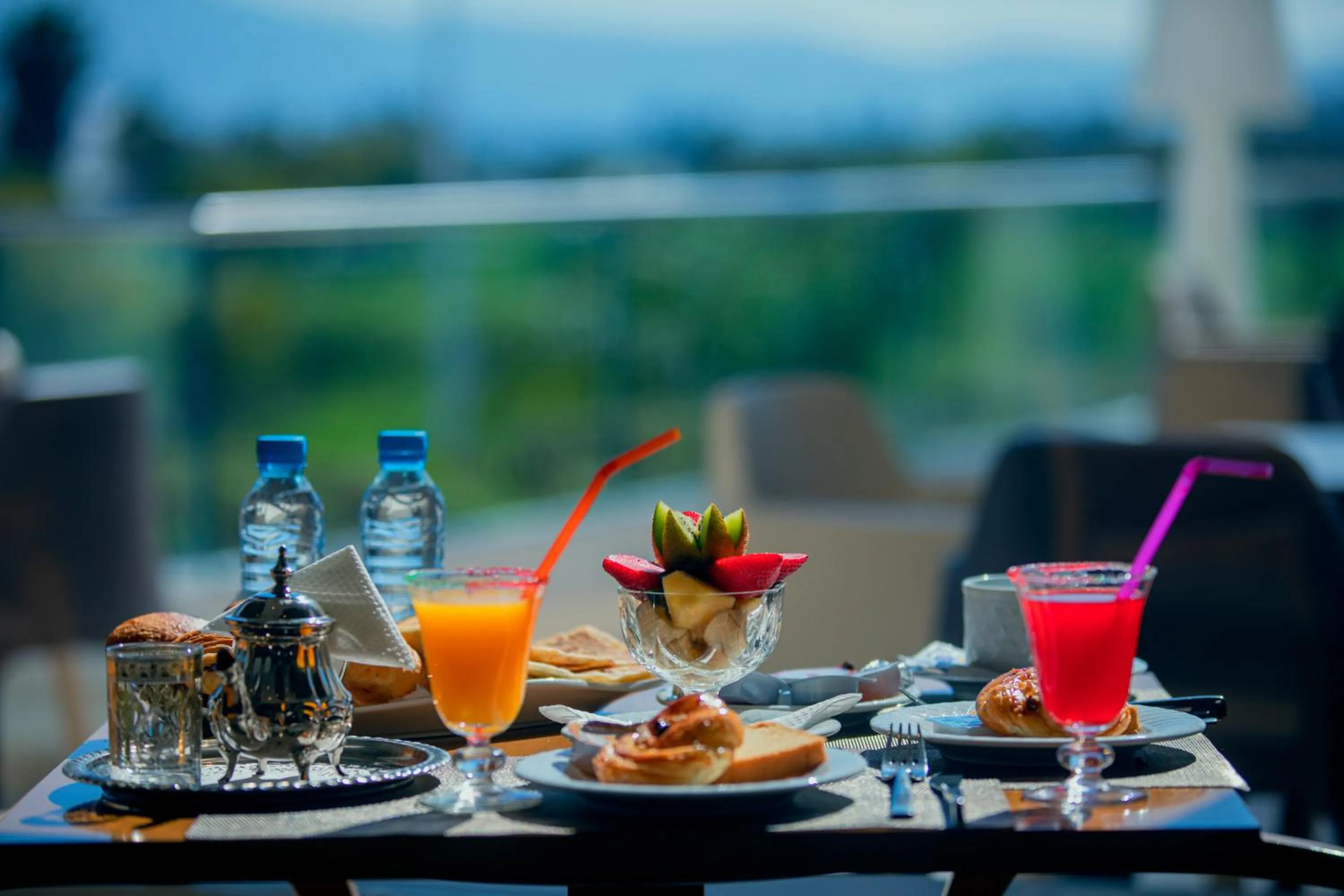 Food and drinks in Hôtel Tamuda Beach