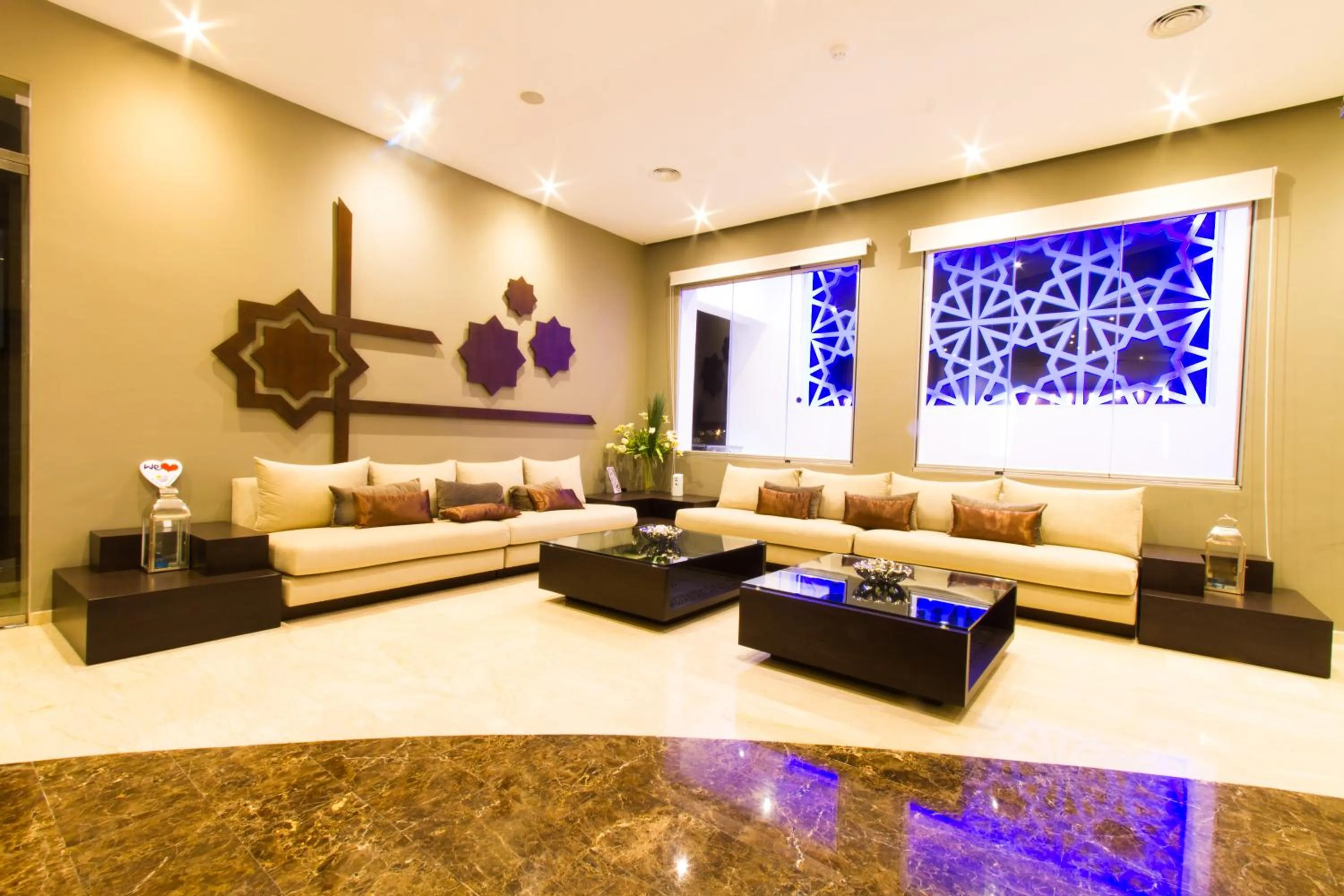 Lobby or reception in Hôtel Tamuda Beach