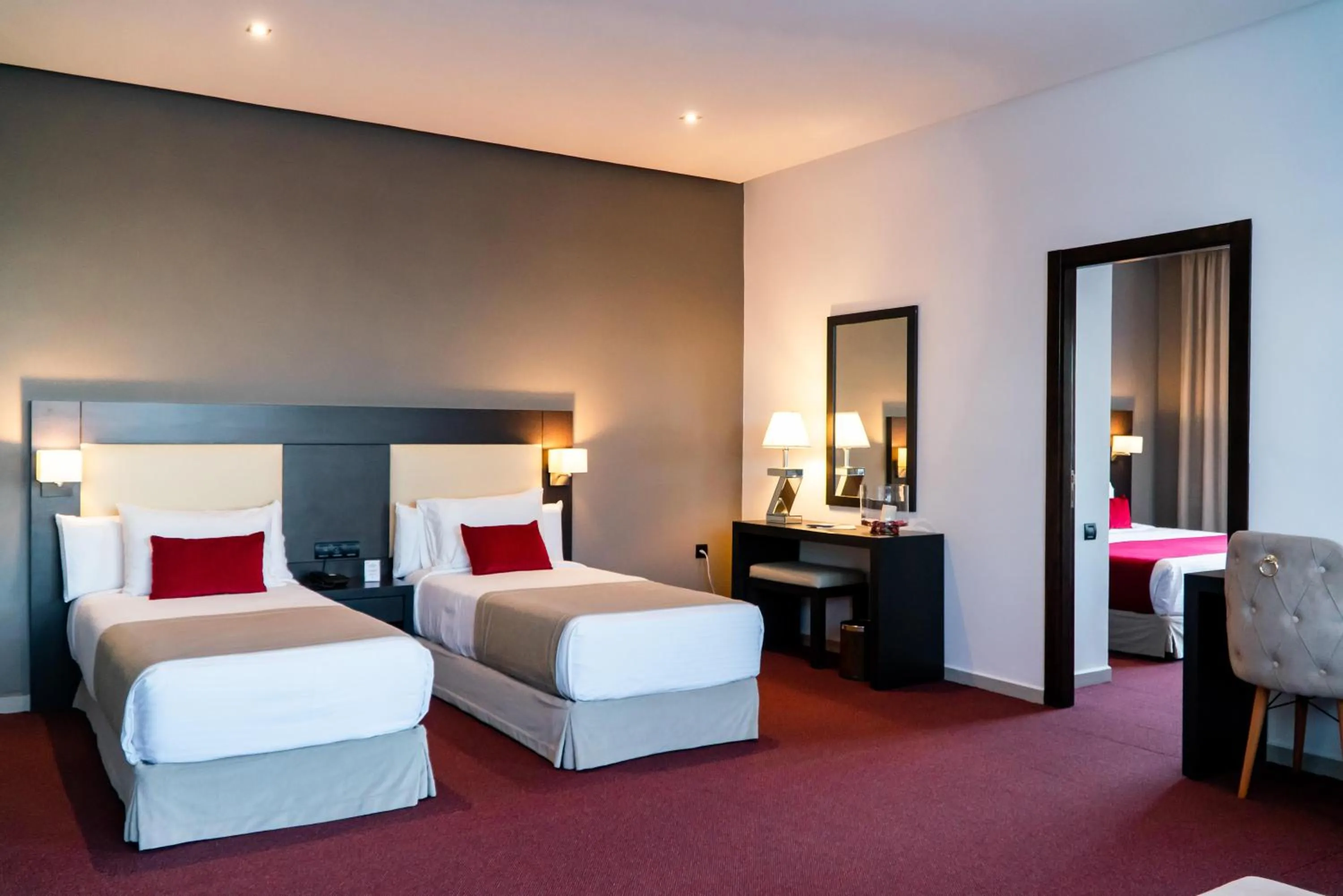 Bedroom, Bed in Hôtel Tamuda Beach