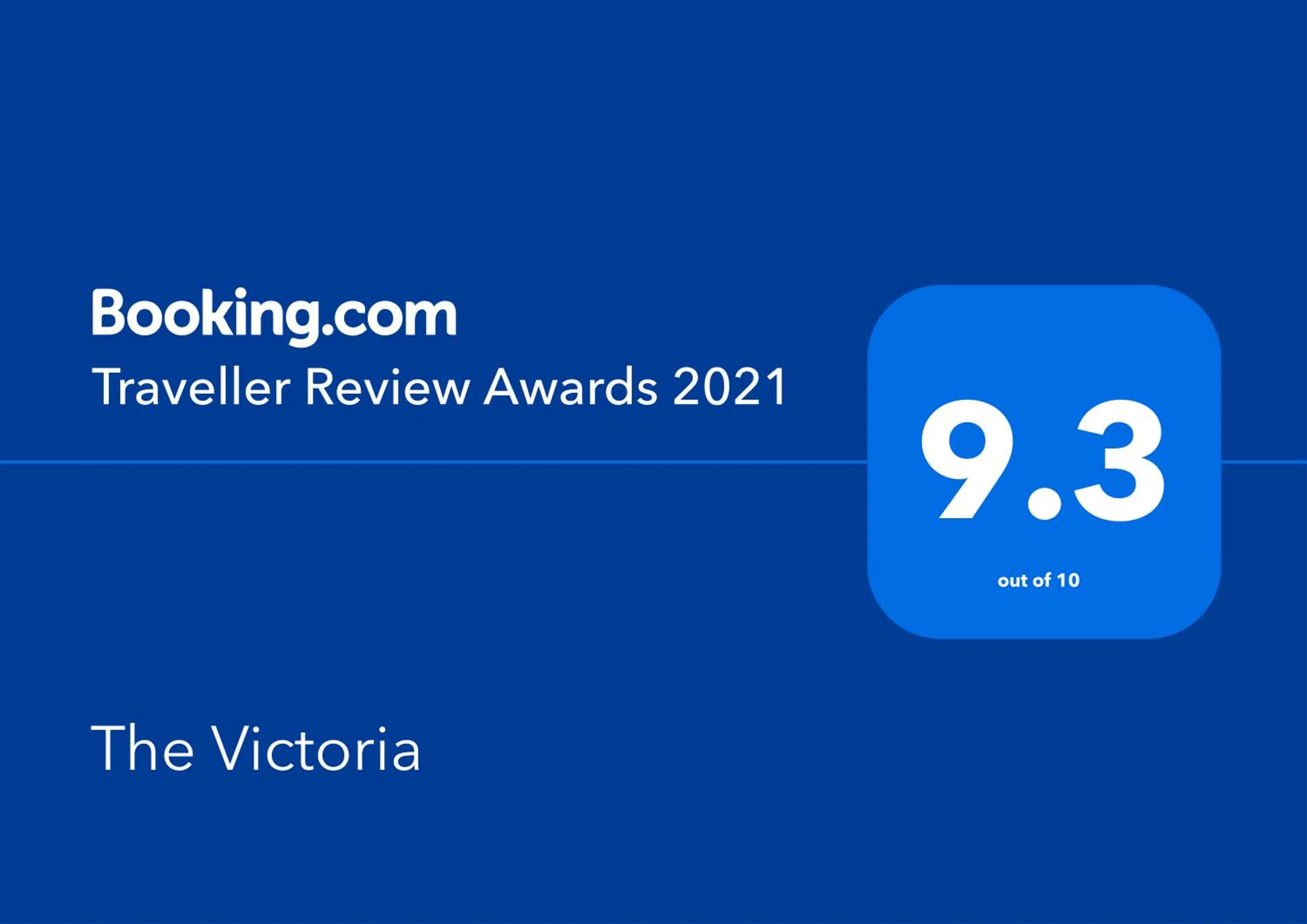 Certificate/Award in The Victoria