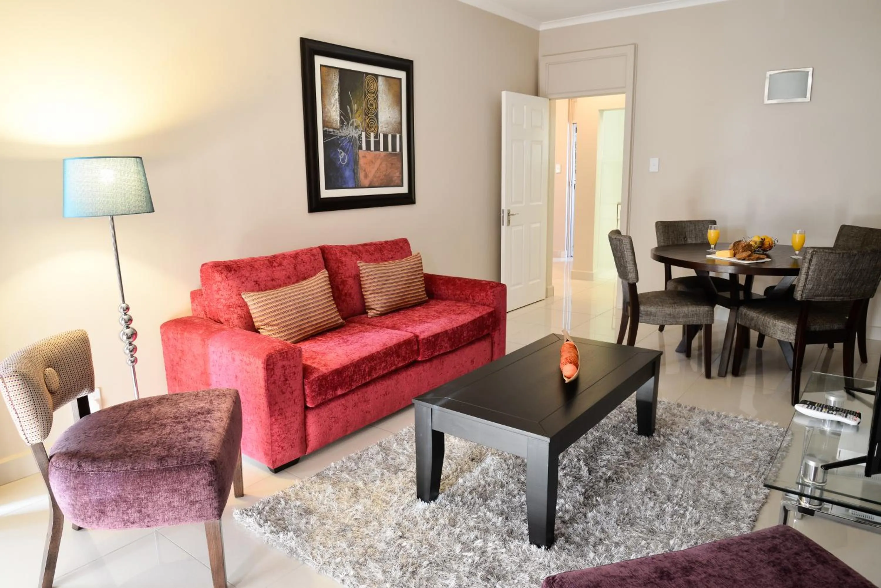 Living room in Vredenburg Boutique Lodge