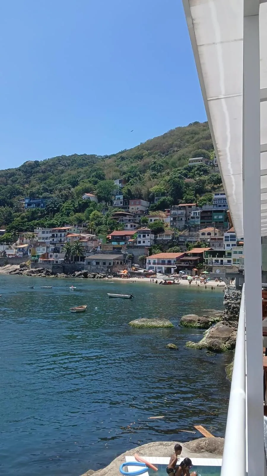 Balcony/Terrace in Pousada Ilha Bella