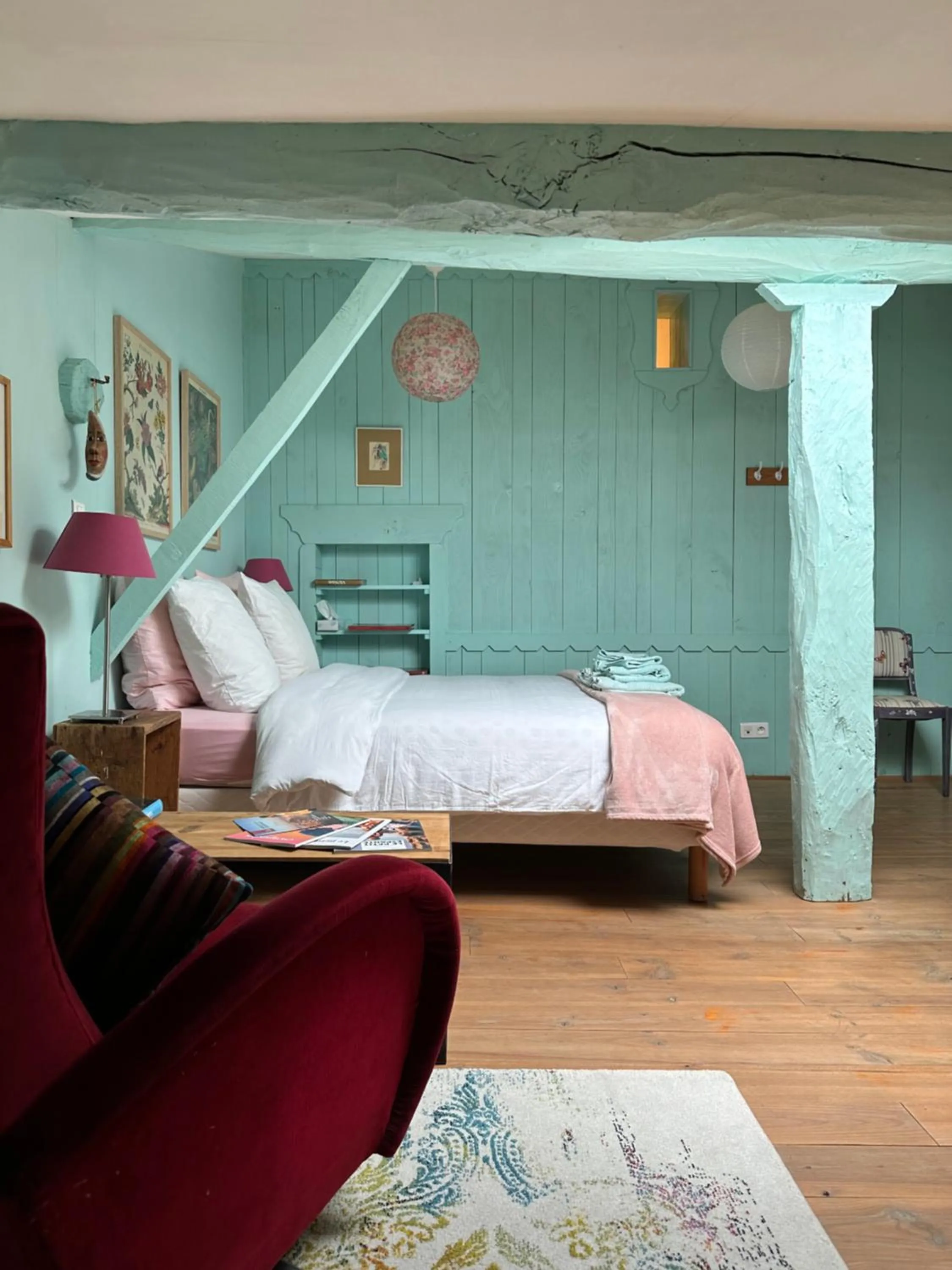 Bedroom, Bed in Sûn Chambres d'hôtes