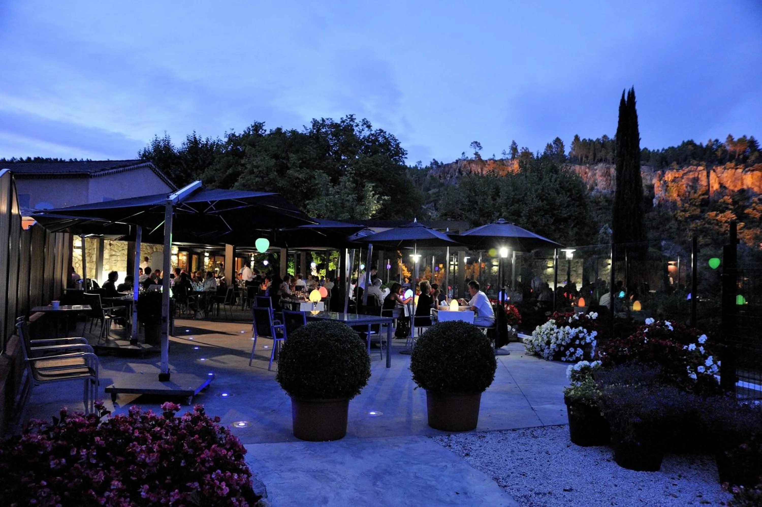 Patio in Hostellerie Les Gorges De Pennafort