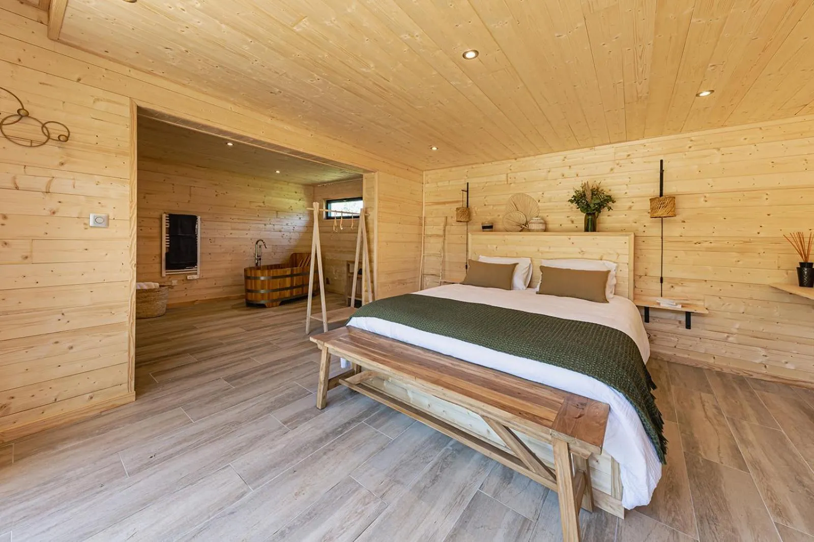 Bed in Les Lodges de Malbrough