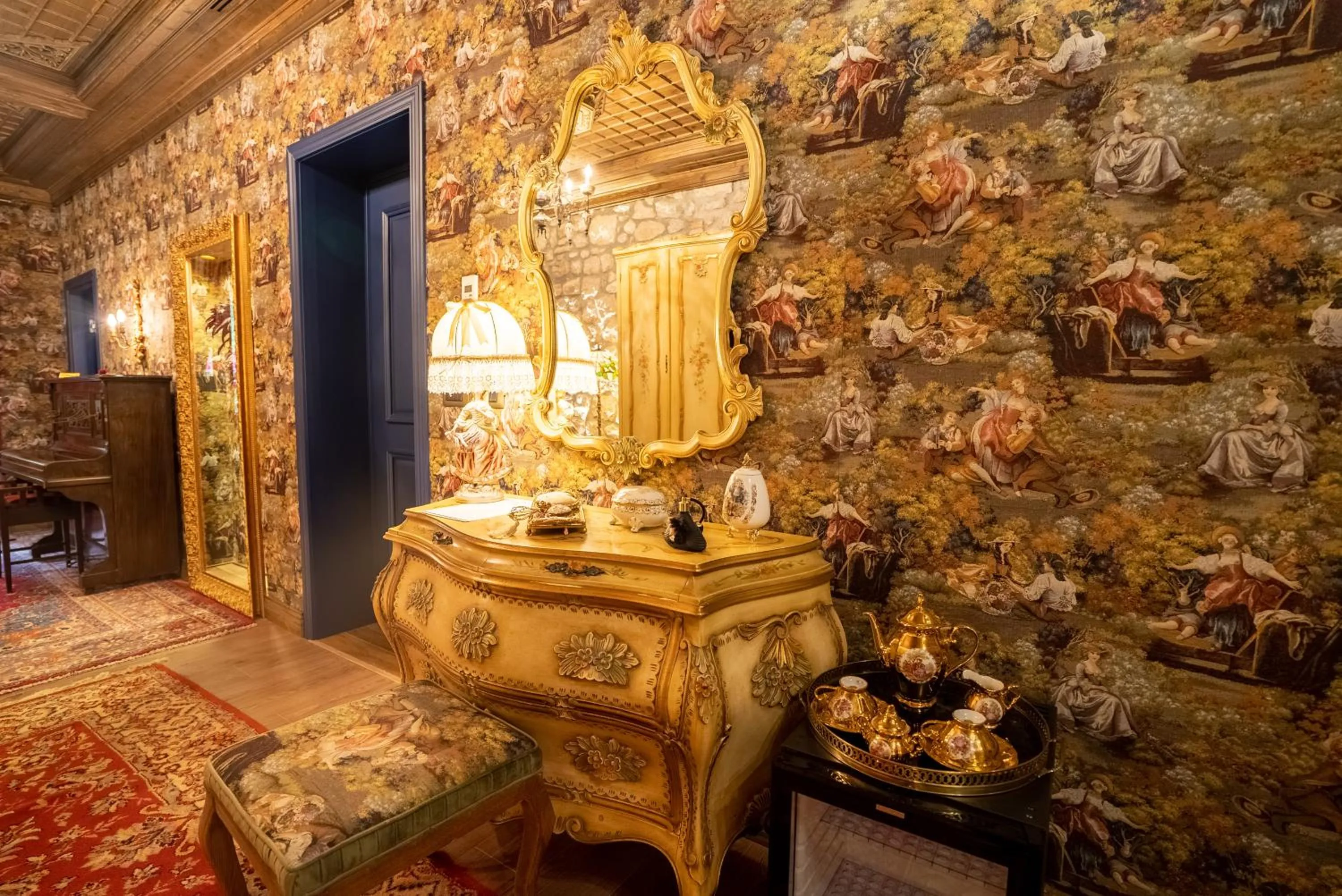 Decorative detail, Bed in Castle Boutique Hotel