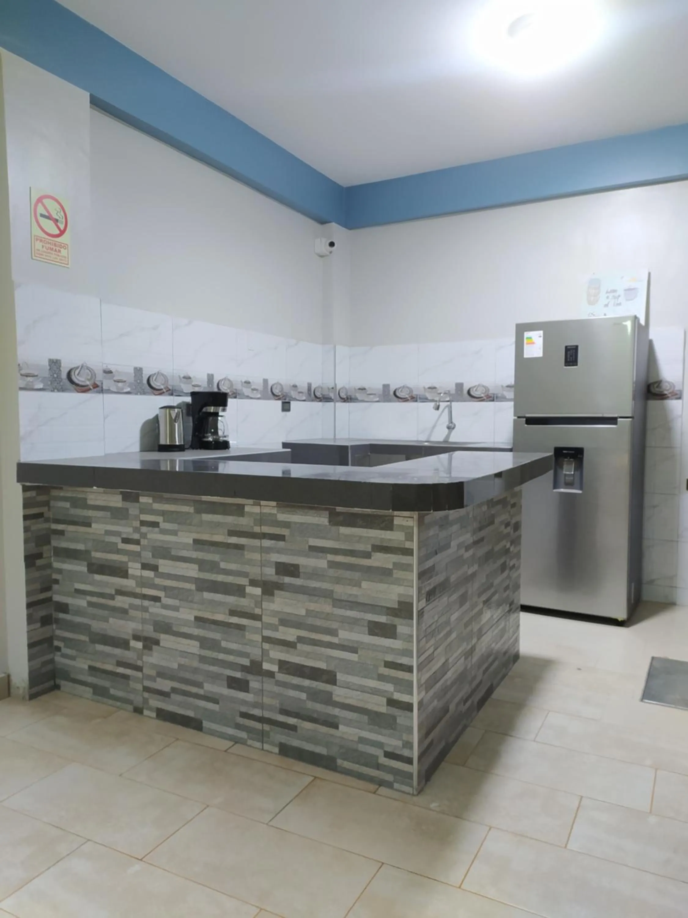 Kitchen or kitchenette in Hospedaje Kava