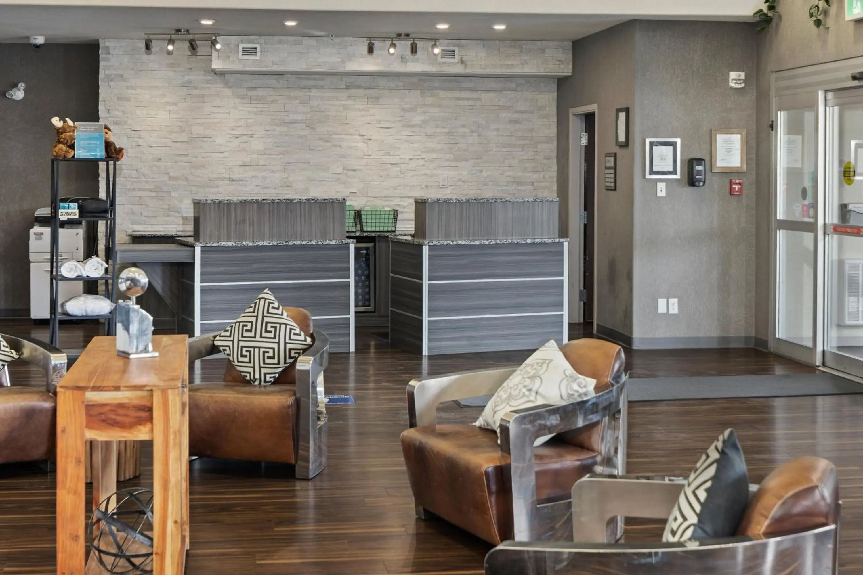 Lobby or reception in Home Inn & Suites Saskatoon South Lobby or reception in Home Inn & Suites Saskatoon South