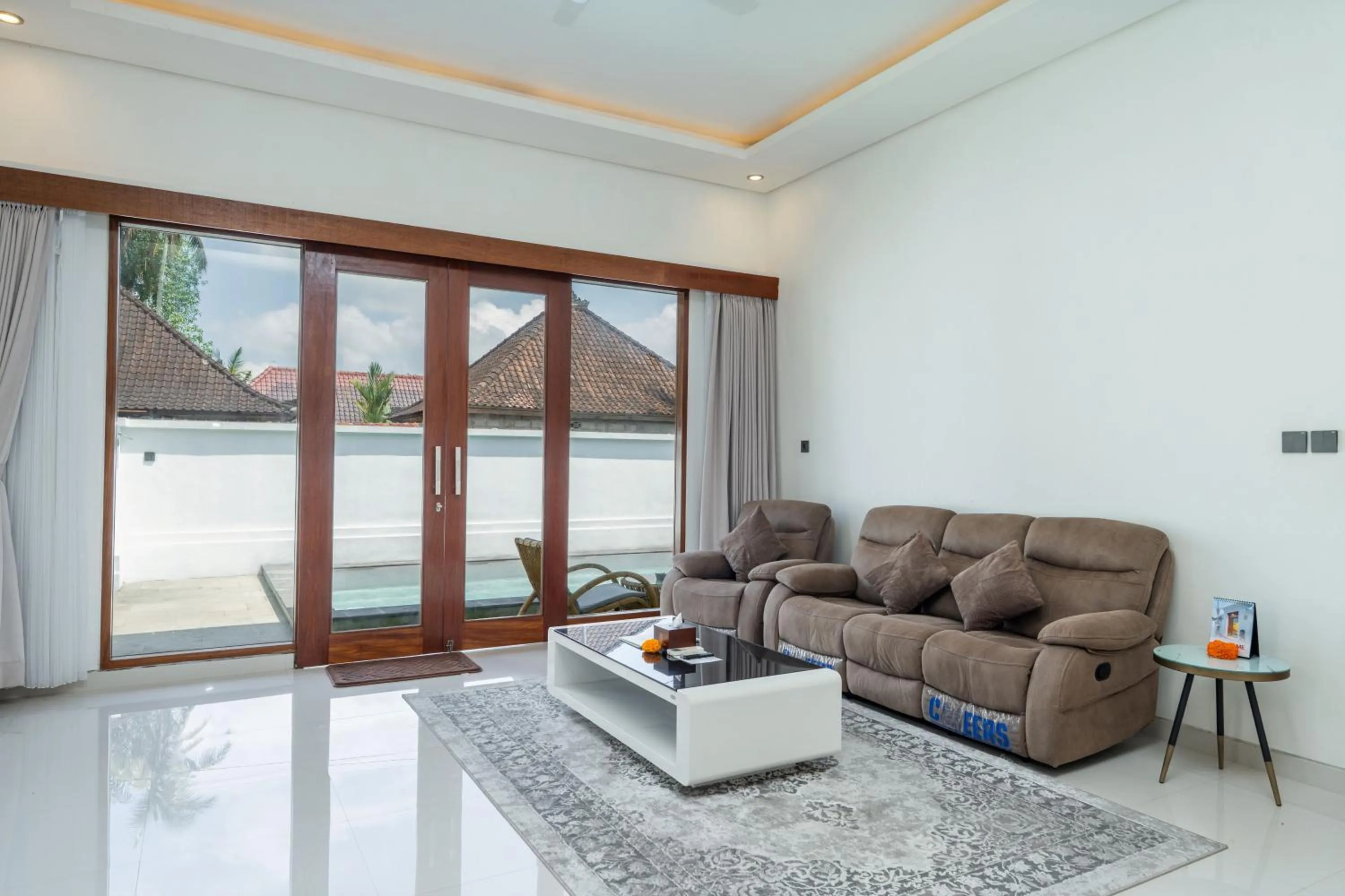 Seating area in The Lingga Villas Ubud