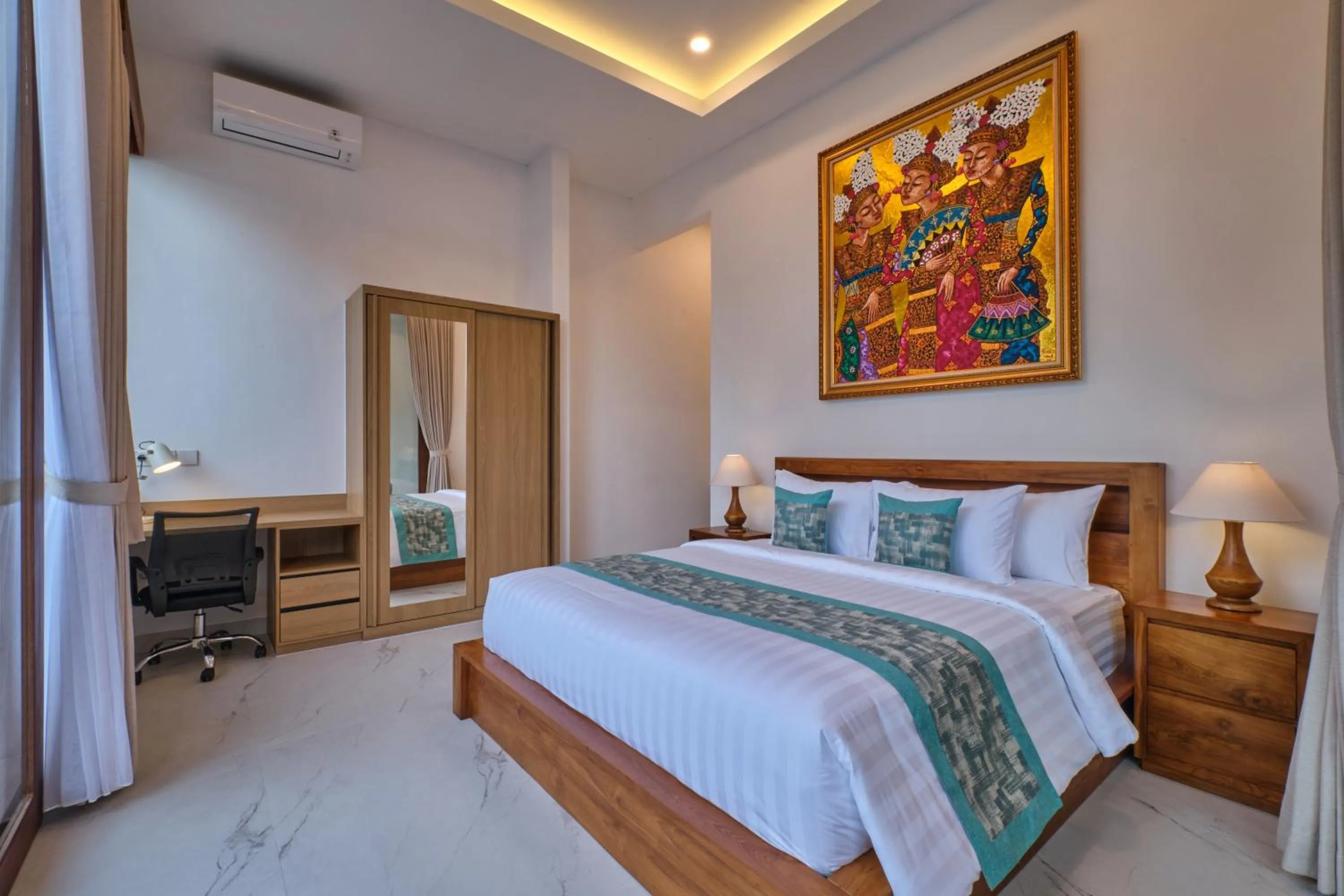 Bed in The Lingga Villas Ubud