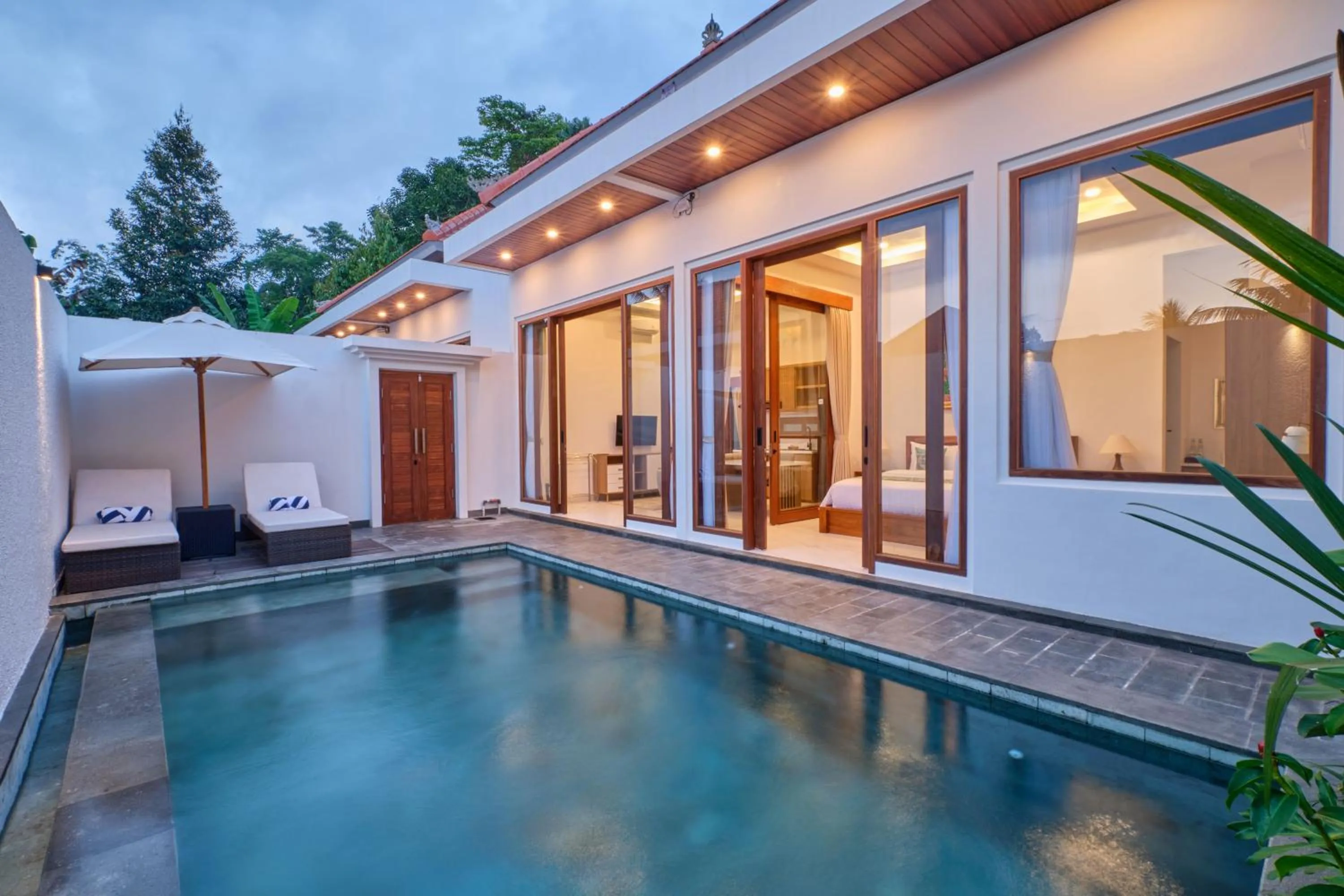 Swimming pool in The Lingga Villas Ubud