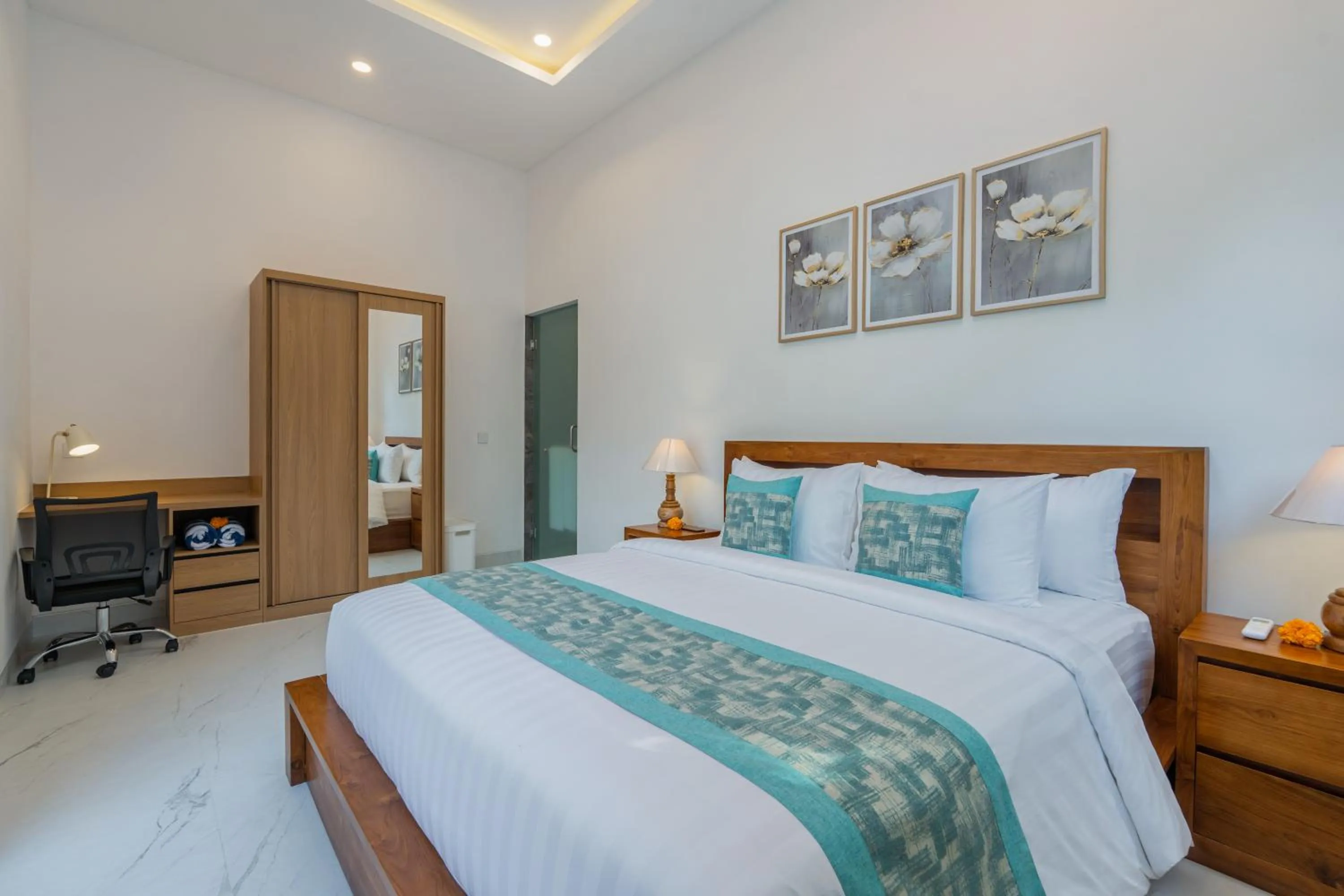 Bedroom, Bed in The Lingga Villas Ubud