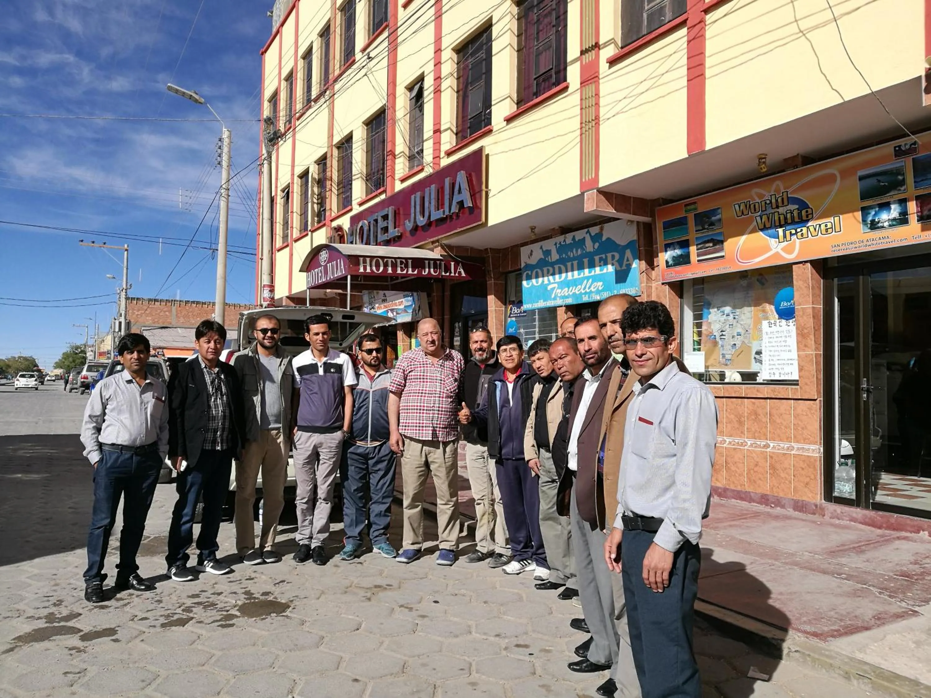 group of guests in Julia Plaza Hotel