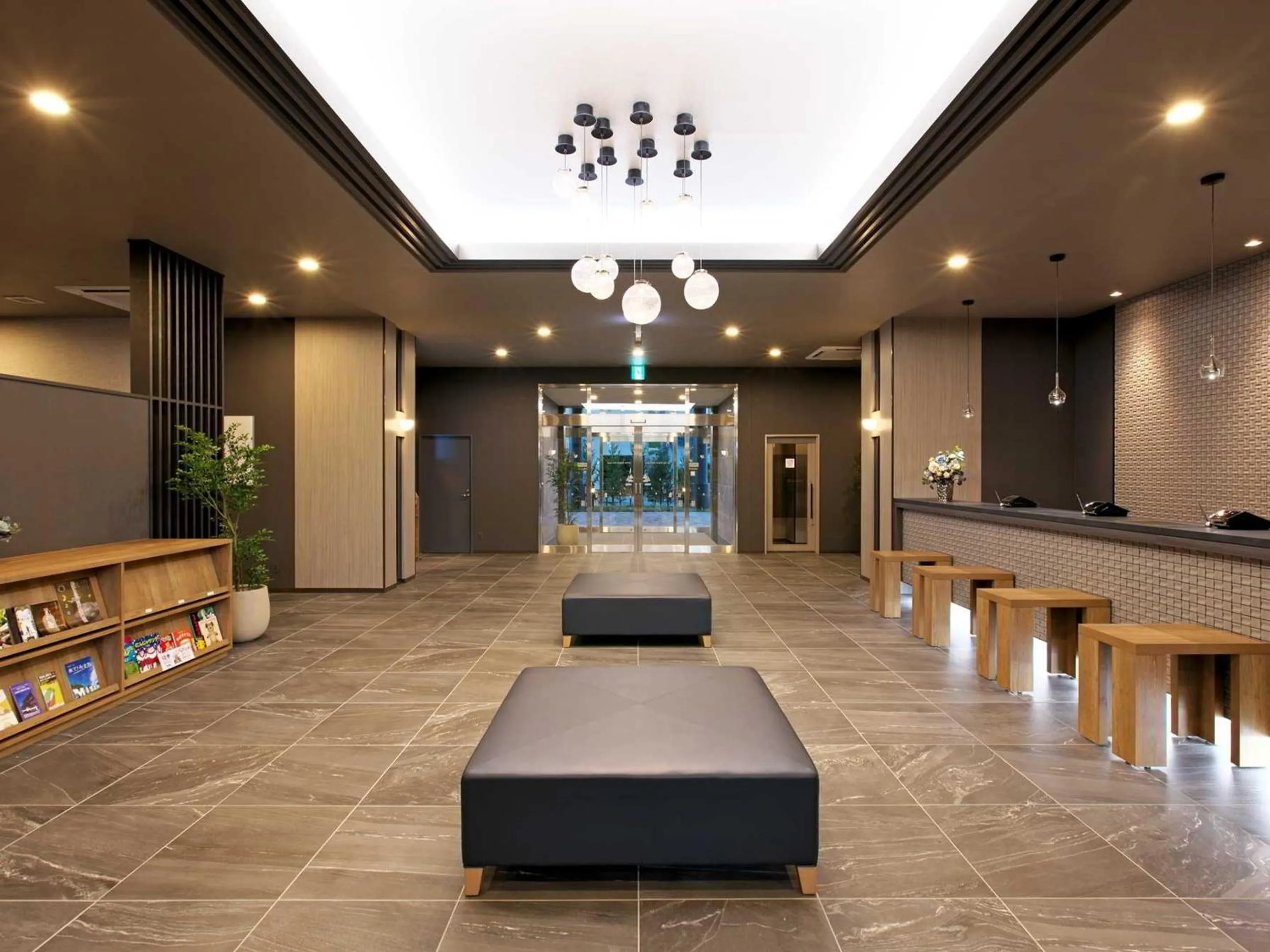 Lobby or reception in Hotel Route Inn Grand Misawa-EAST COURT