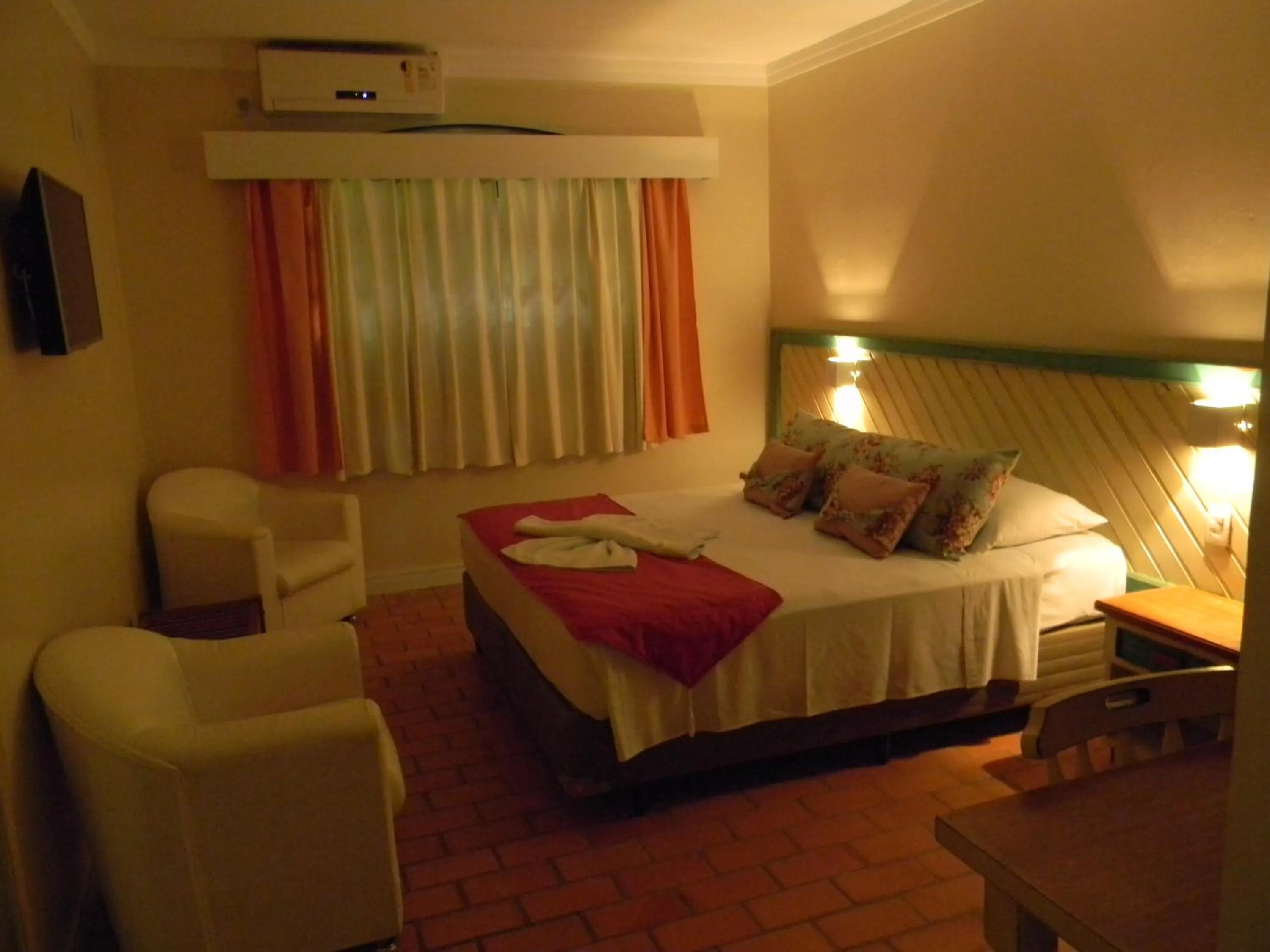 Bed in Pousada Recanto da Prainha