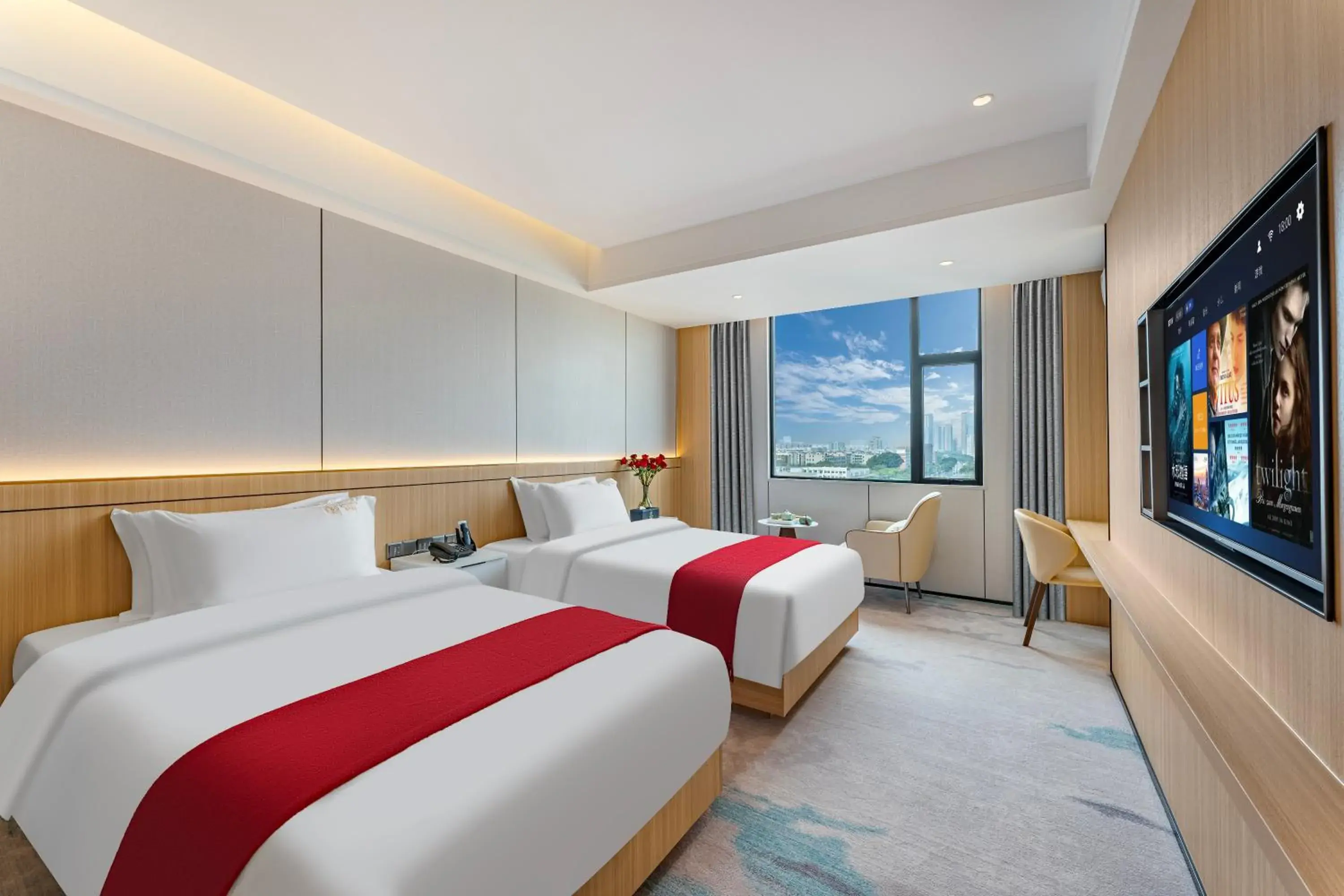 Standard Twin Room in ParkHeng Hotel Shenzhen World Exhibition & Convention Center Branch Standard Twin Room in ParkHeng Hotel Shenzhen World Exhibition & Convention Center Branch