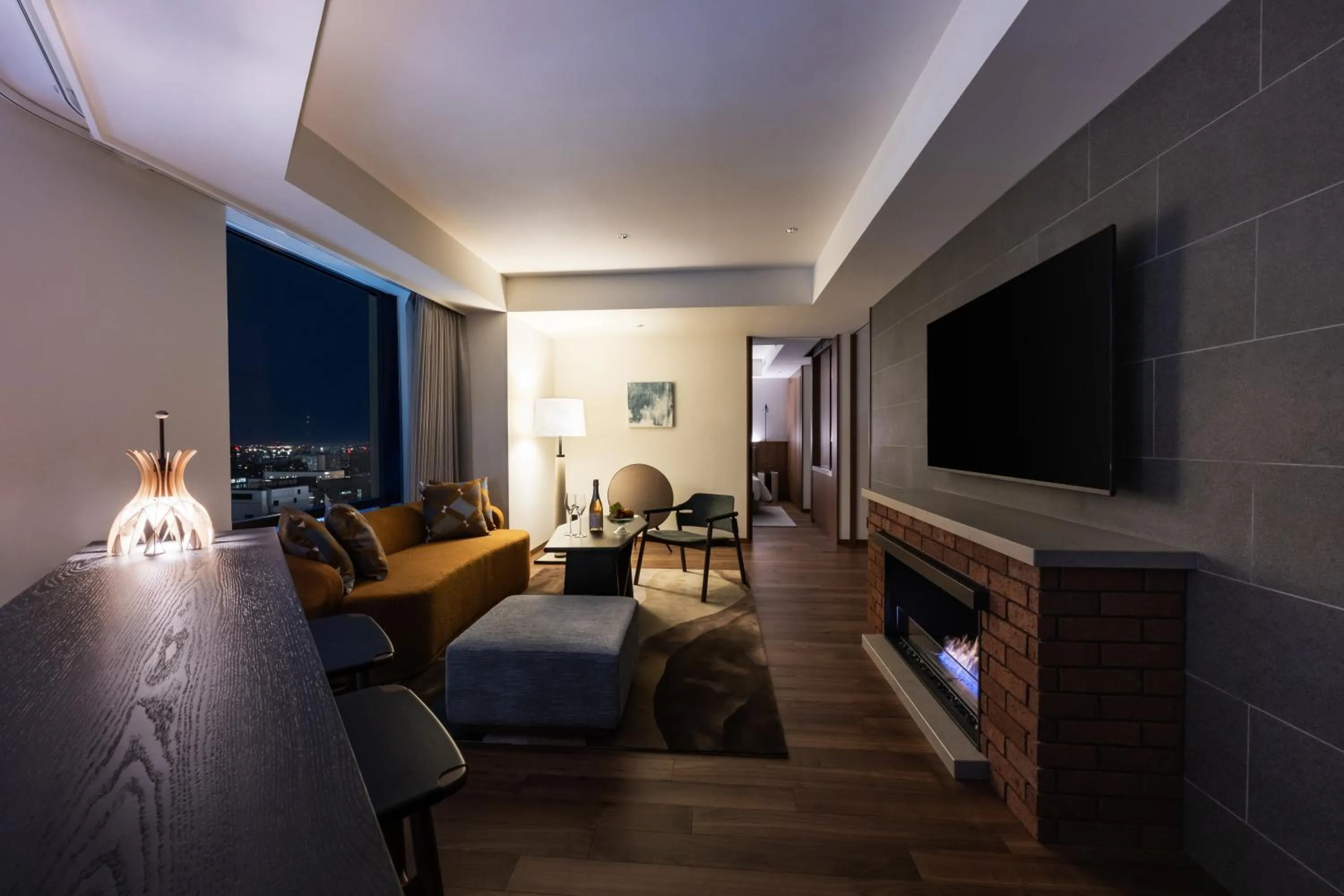 Living room in The Gate Hotel Sapporo by Hulic