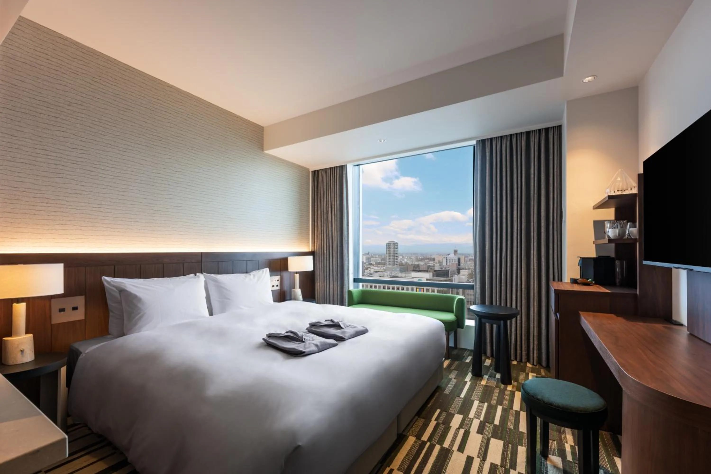 Photo of the whole room, Bed in The Gate Hotel Sapporo by Hulic