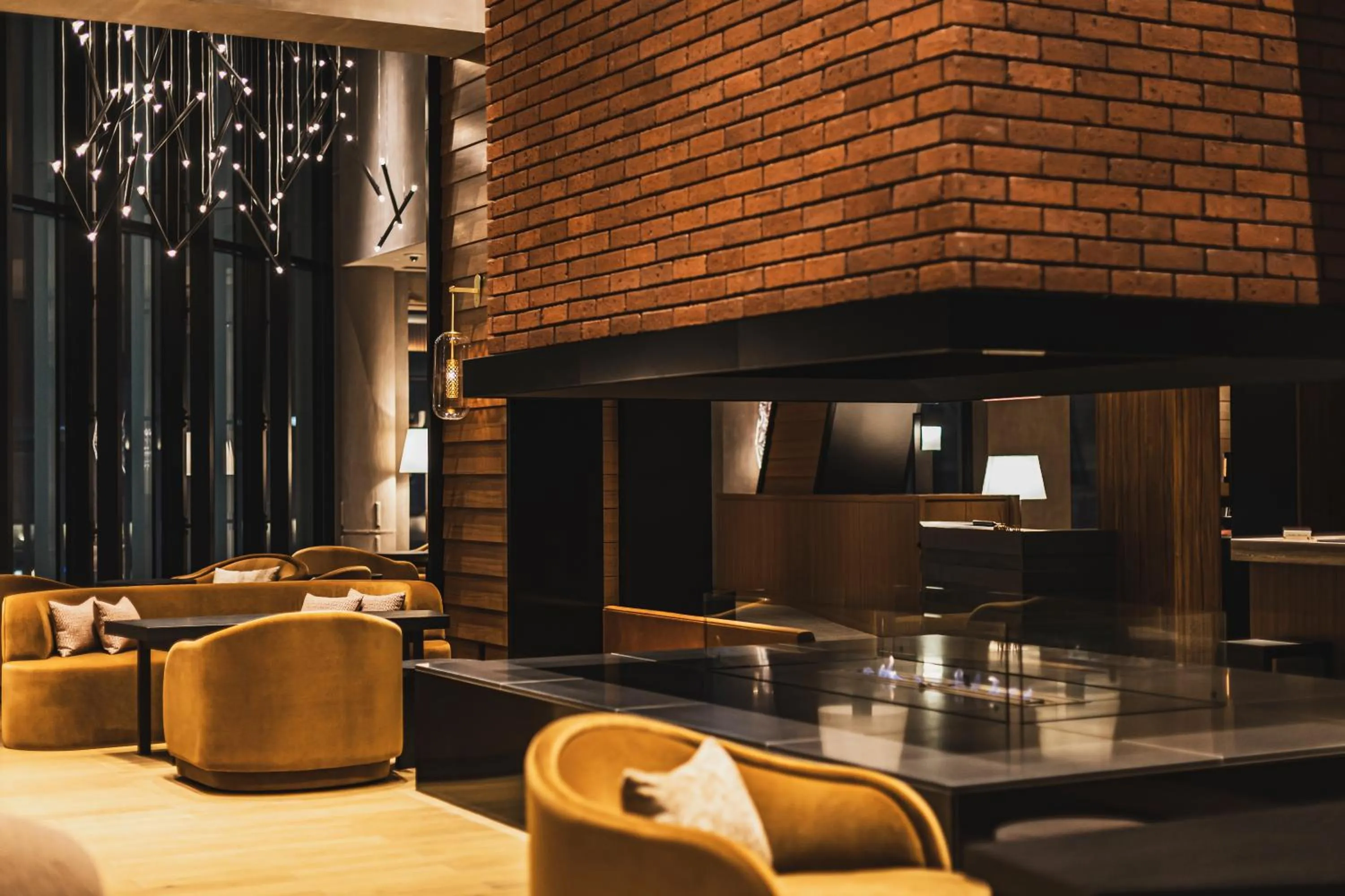 Lounge or bar in The Gate Hotel Sapporo by Hulic