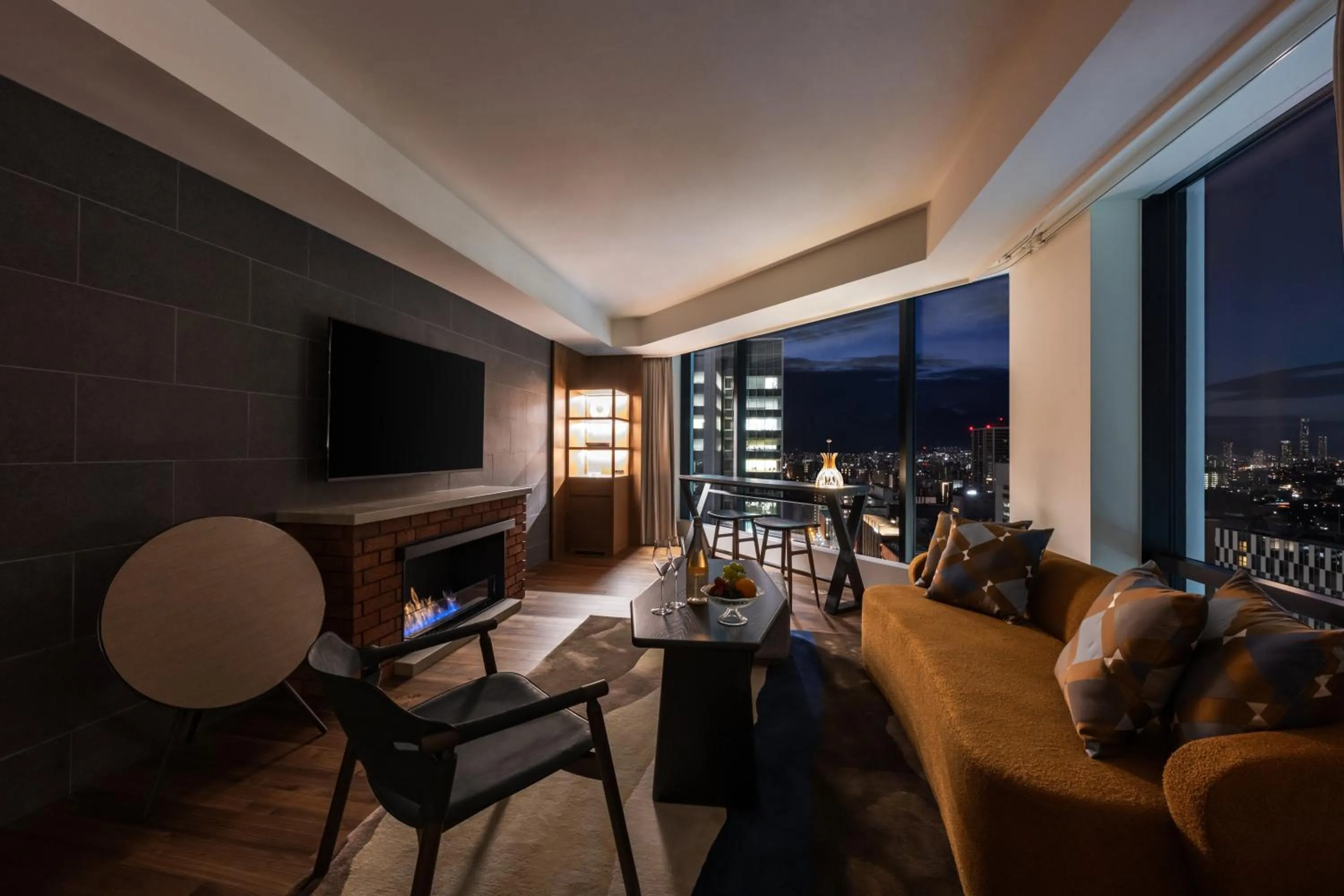 Living room in The Gate Hotel Sapporo by Hulic