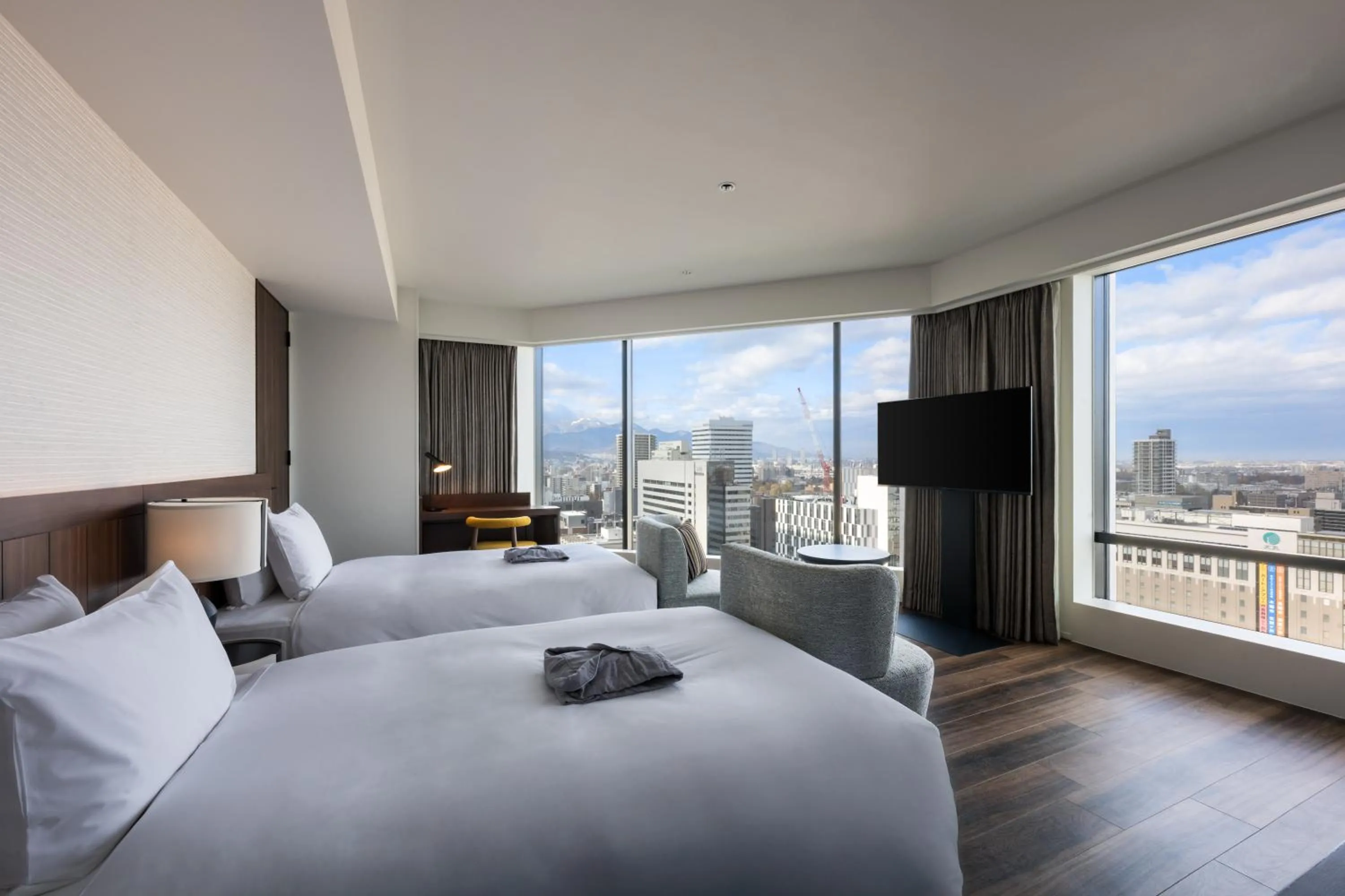 Photo of the whole room, Bed in The Gate Hotel Sapporo by Hulic