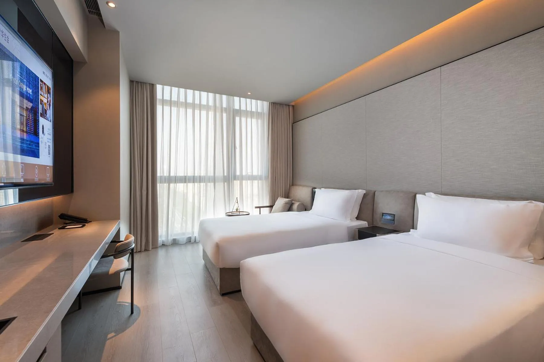 Deluxe Twin Room in Crystal Orange Hotel -Hangzhou West Lake Hubin Yintai