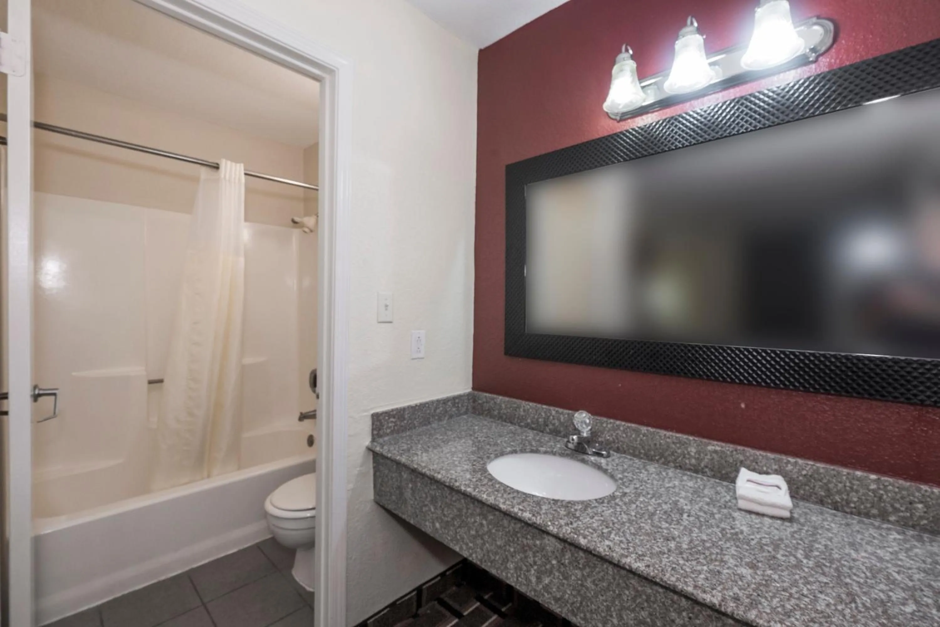 Bathroom in Red Roof Inn Mobile - Midtown