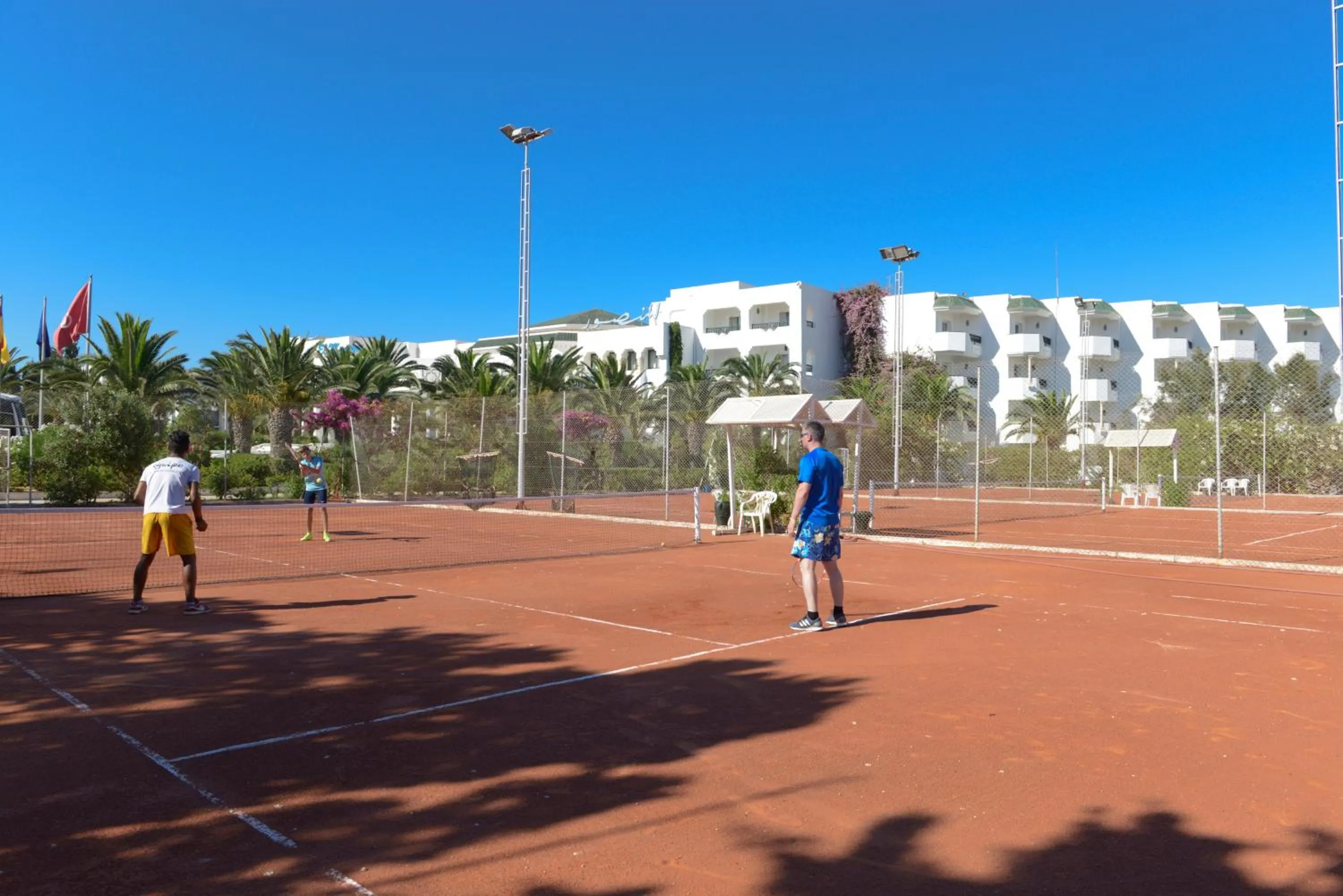 Tennis court in Meliá El Mansour Mahdia