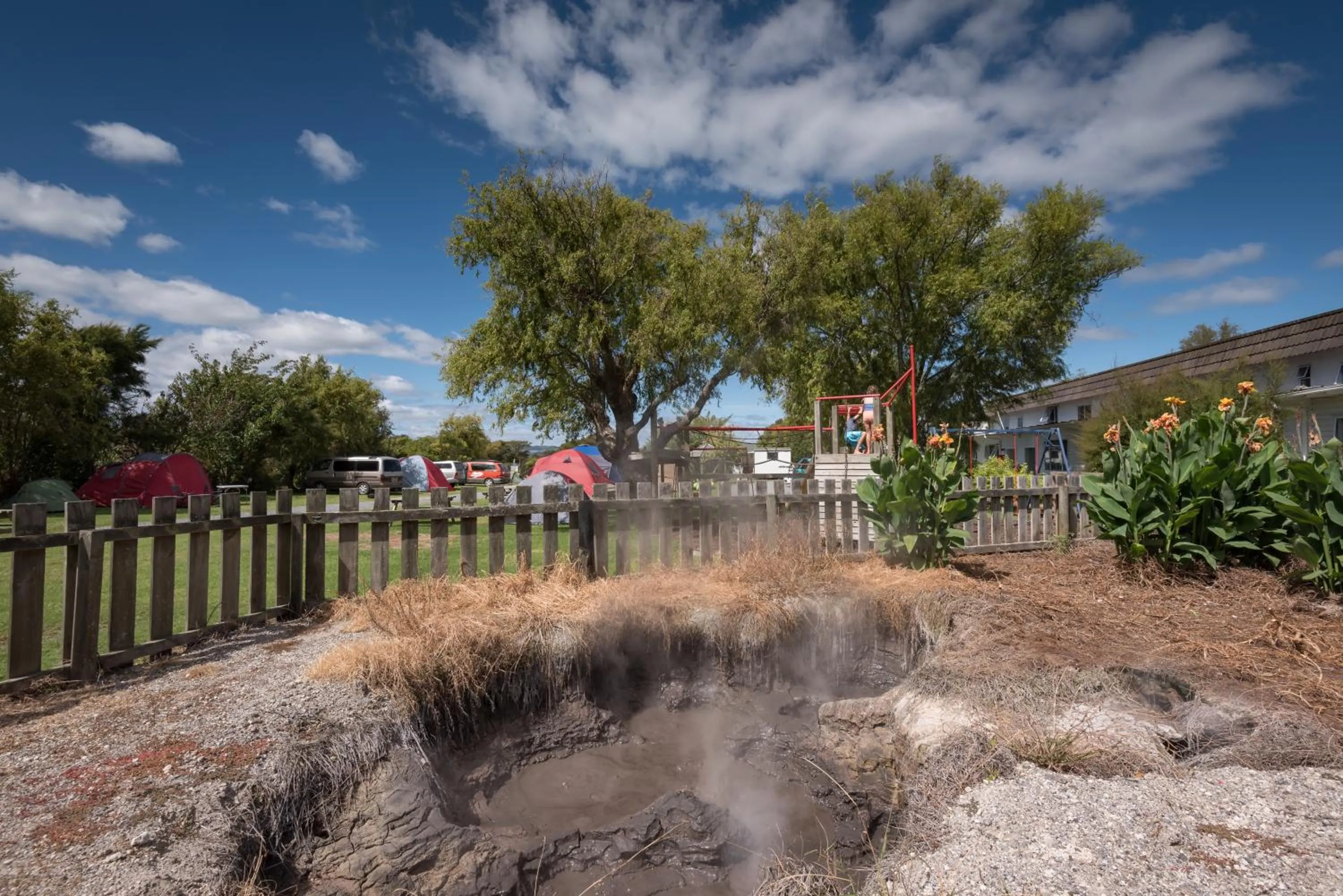 Natural landscape in Cosy Cottage Thermal Holiday Park