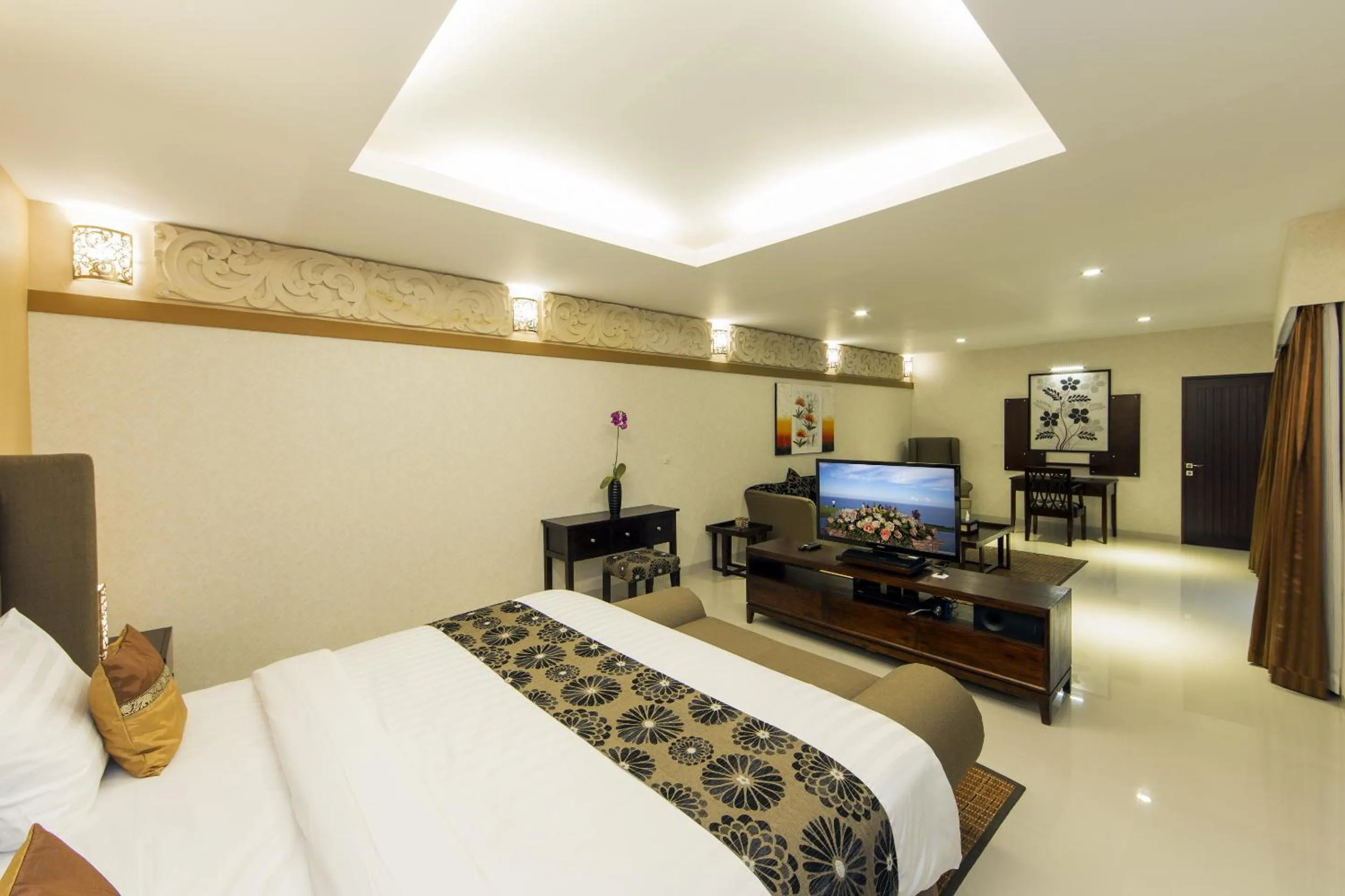 Bedroom, Bed in Flamingo Dewata Pool Villa Uluwatu