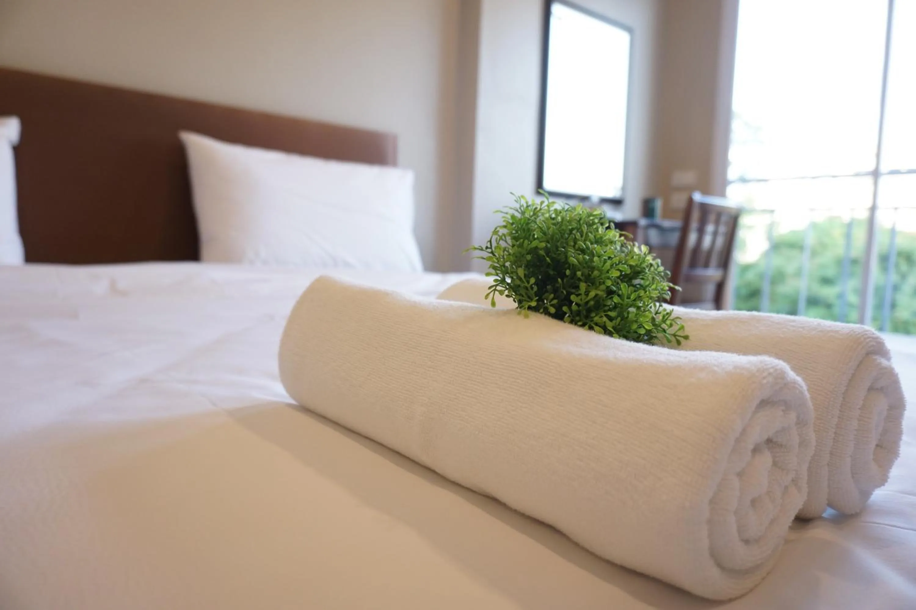 Bedroom, Bed in Chompu Nakarin Apartment