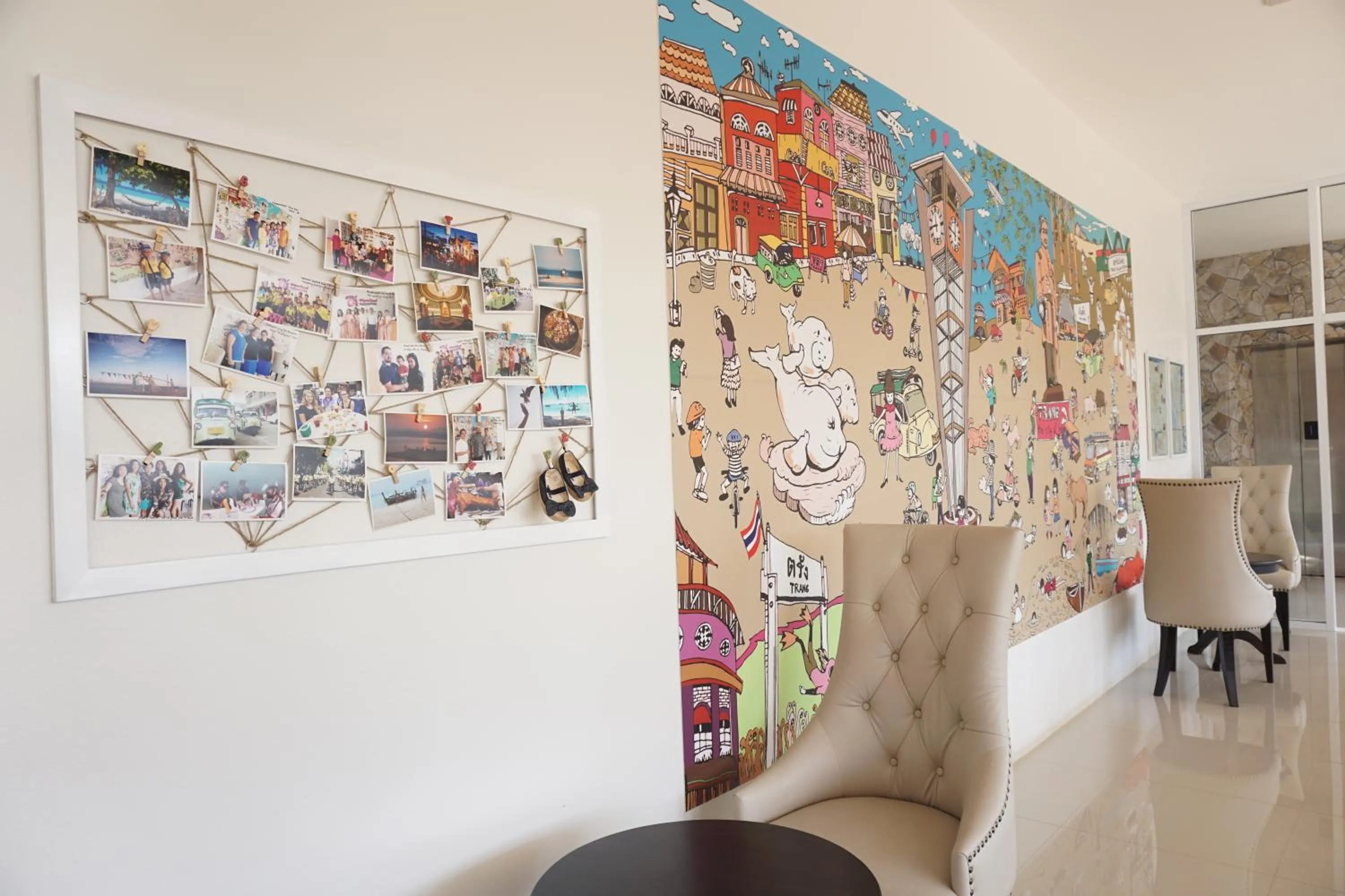 Lobby or reception in Chompu Nakarin Apartment