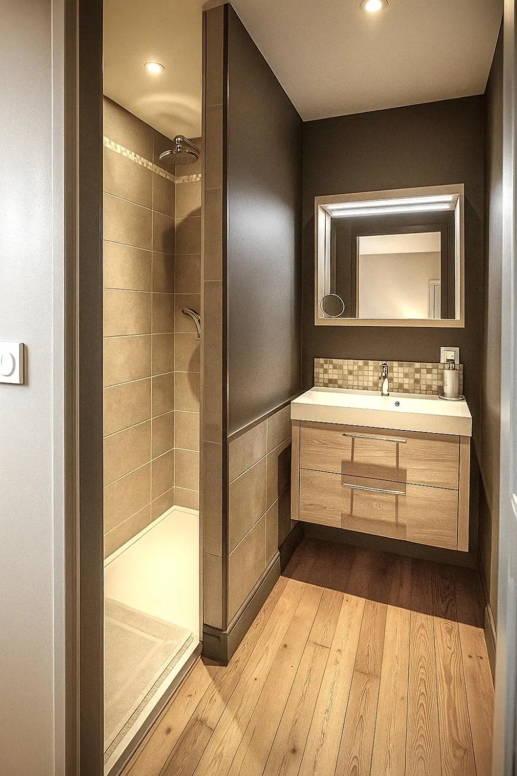 Bathroom in Appartements de l'Octroi avec parking