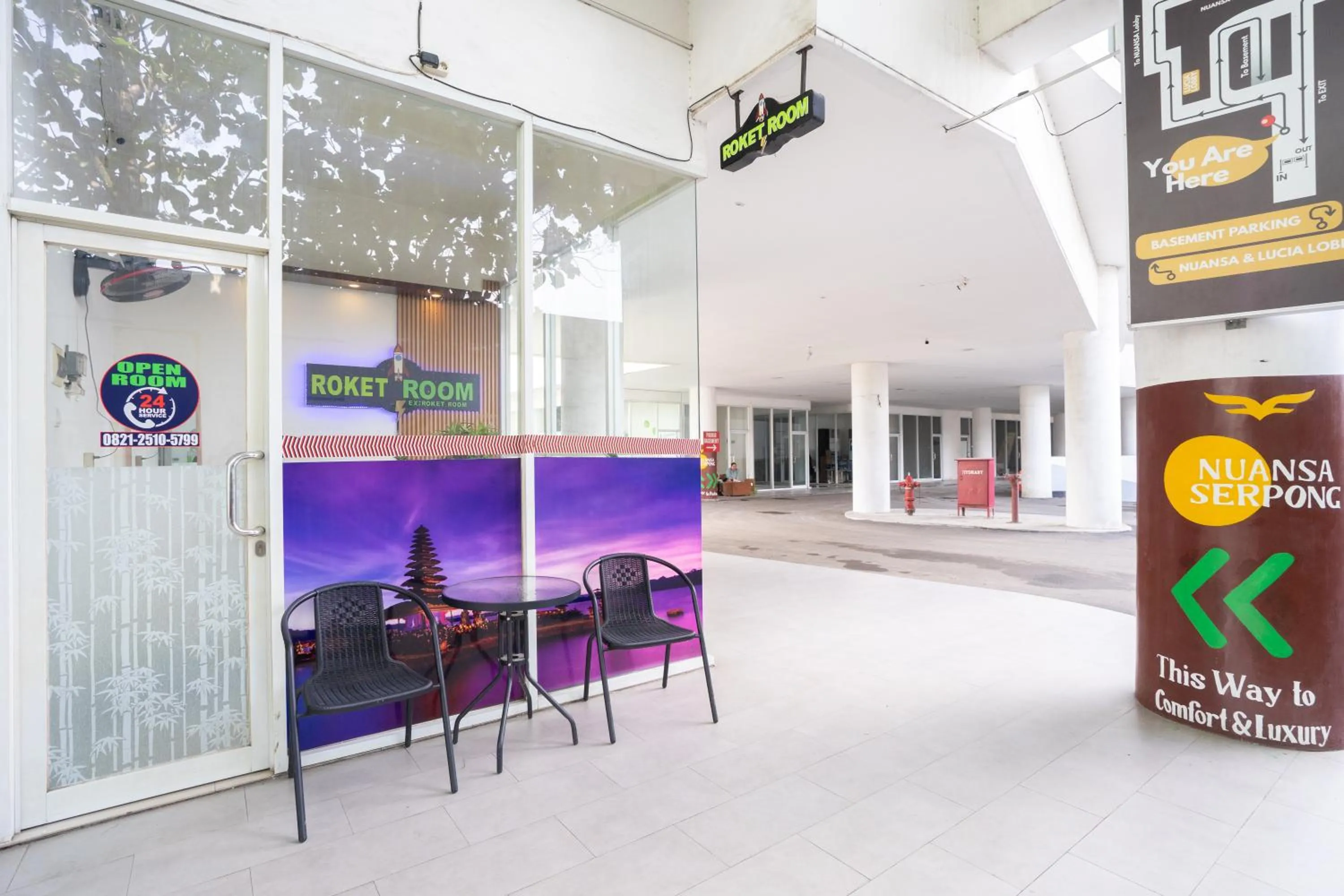 Property logo or sign in ROKET ROOM Majestic By Reccoma