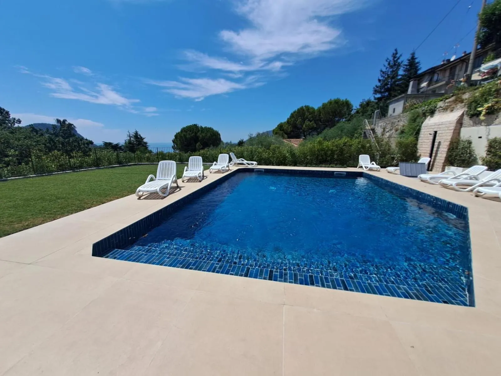 Pool view in Residenza Panorama