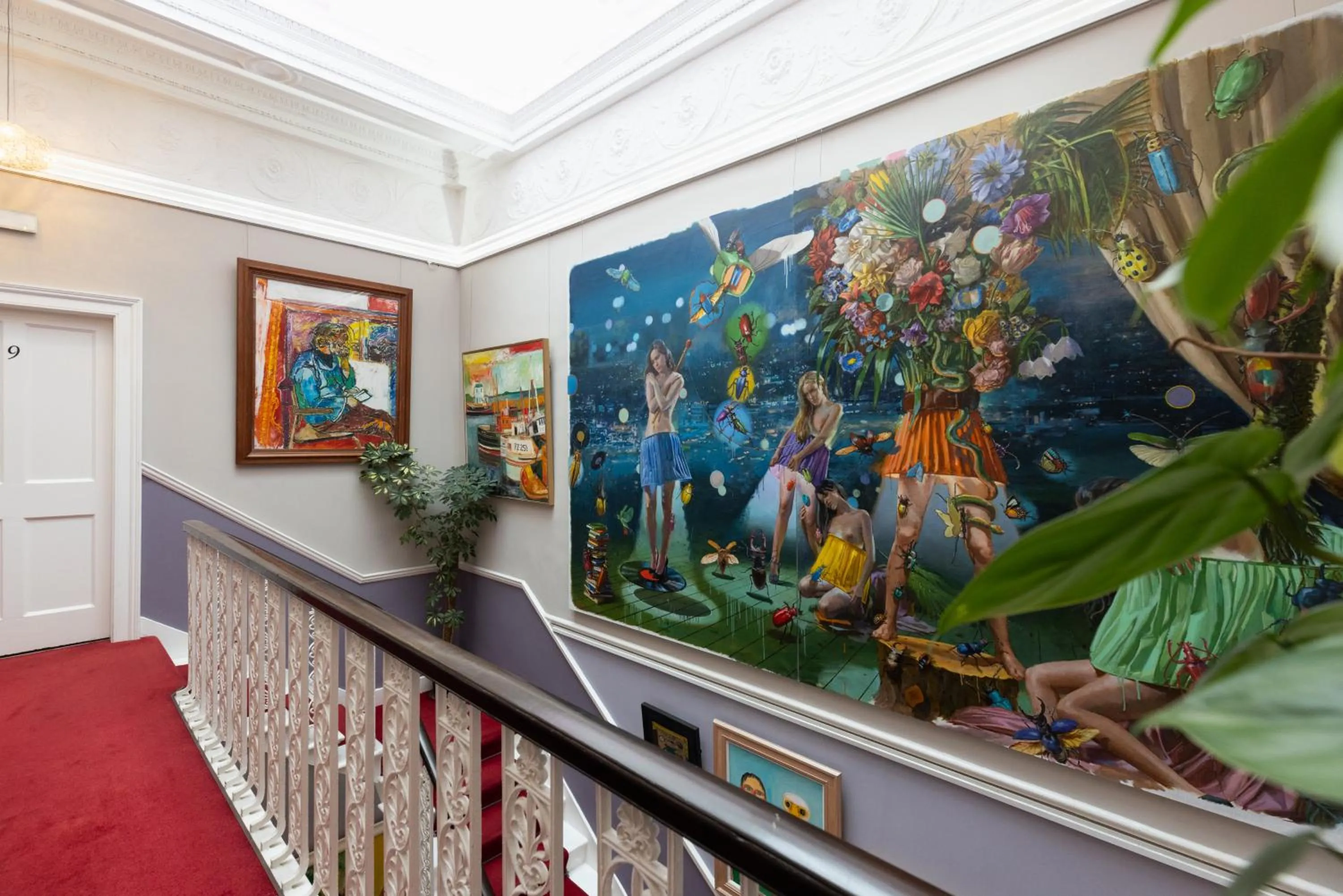 Decorative detail in 24 Royal Terrace